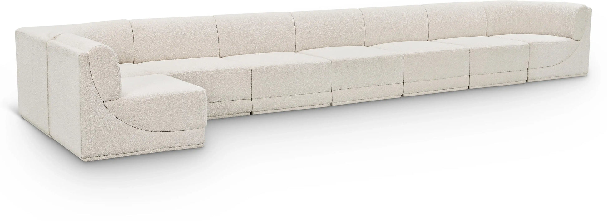 Ollie - 8 Piece Modular Sectional - Best Buy Furniture