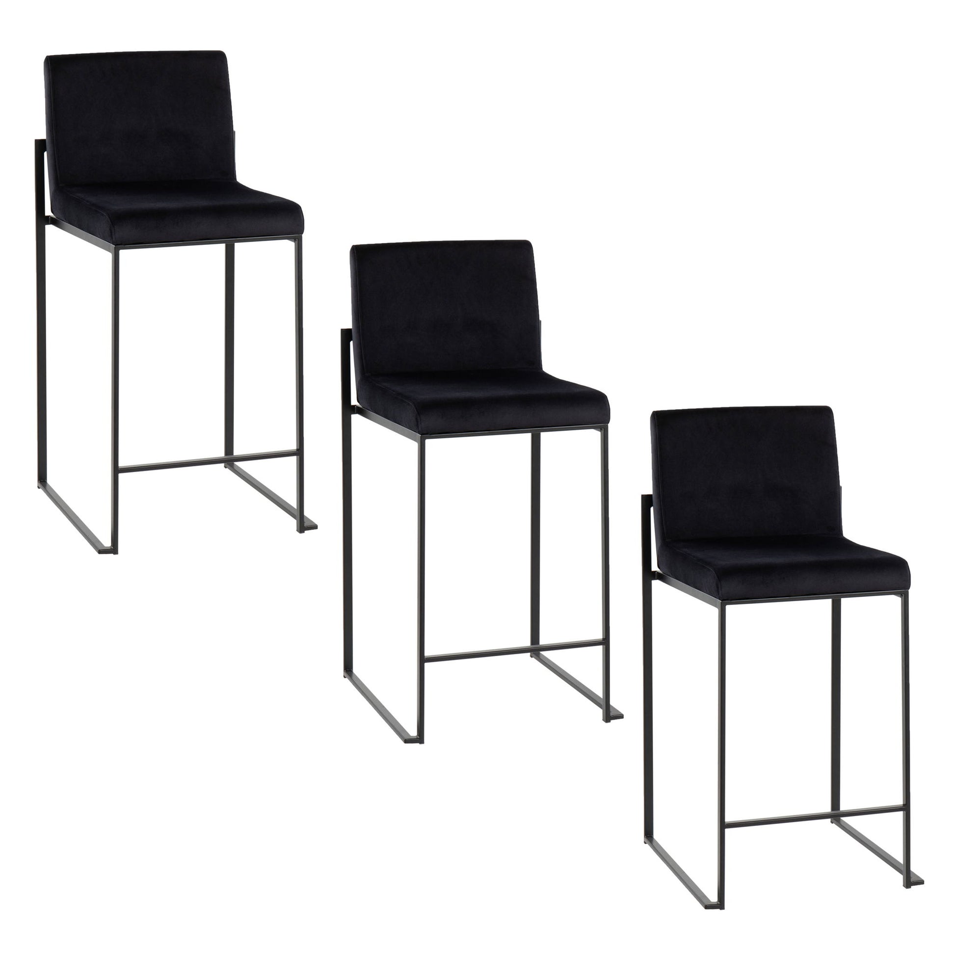 Fuji - Contemporary Modern Elegance, High Back Counter Stool - Best Buy Furniture