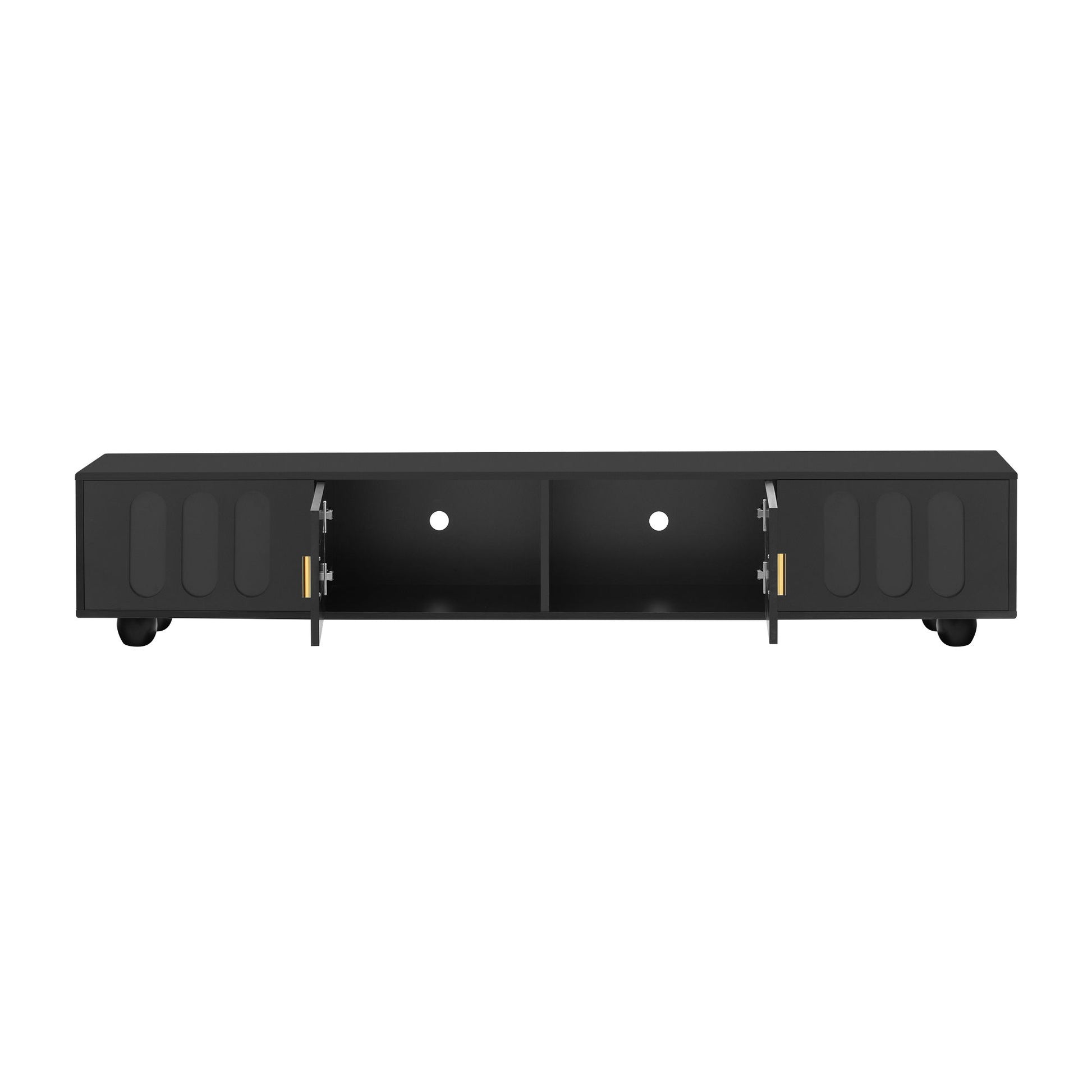 Modern TV Stand For TVs Up To 80", 2 Drawers And Cabinet - Best Buy Furniture