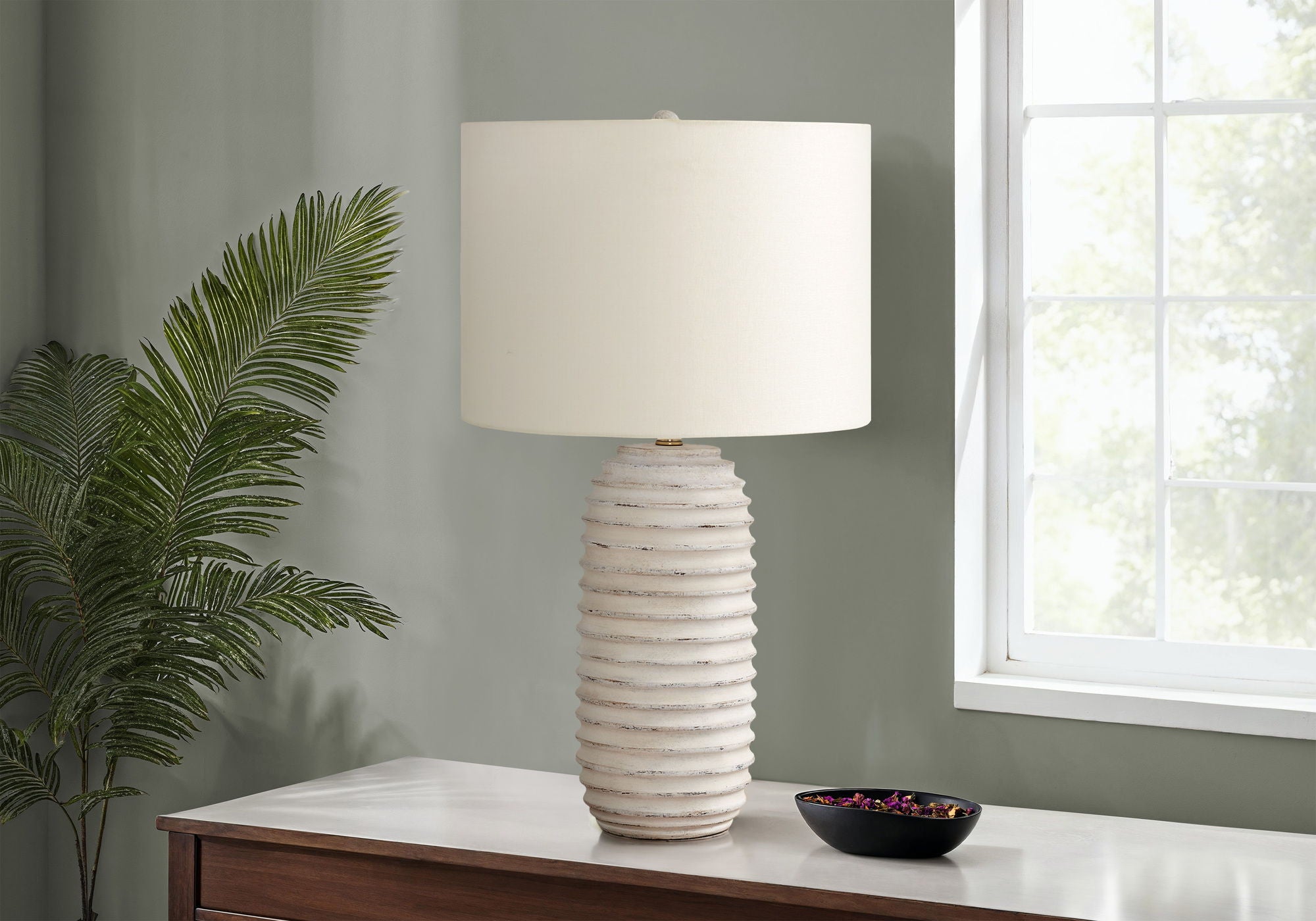 Lighting, Table Lamp, Resin, Transitional - Cream - Best Buy Furniture