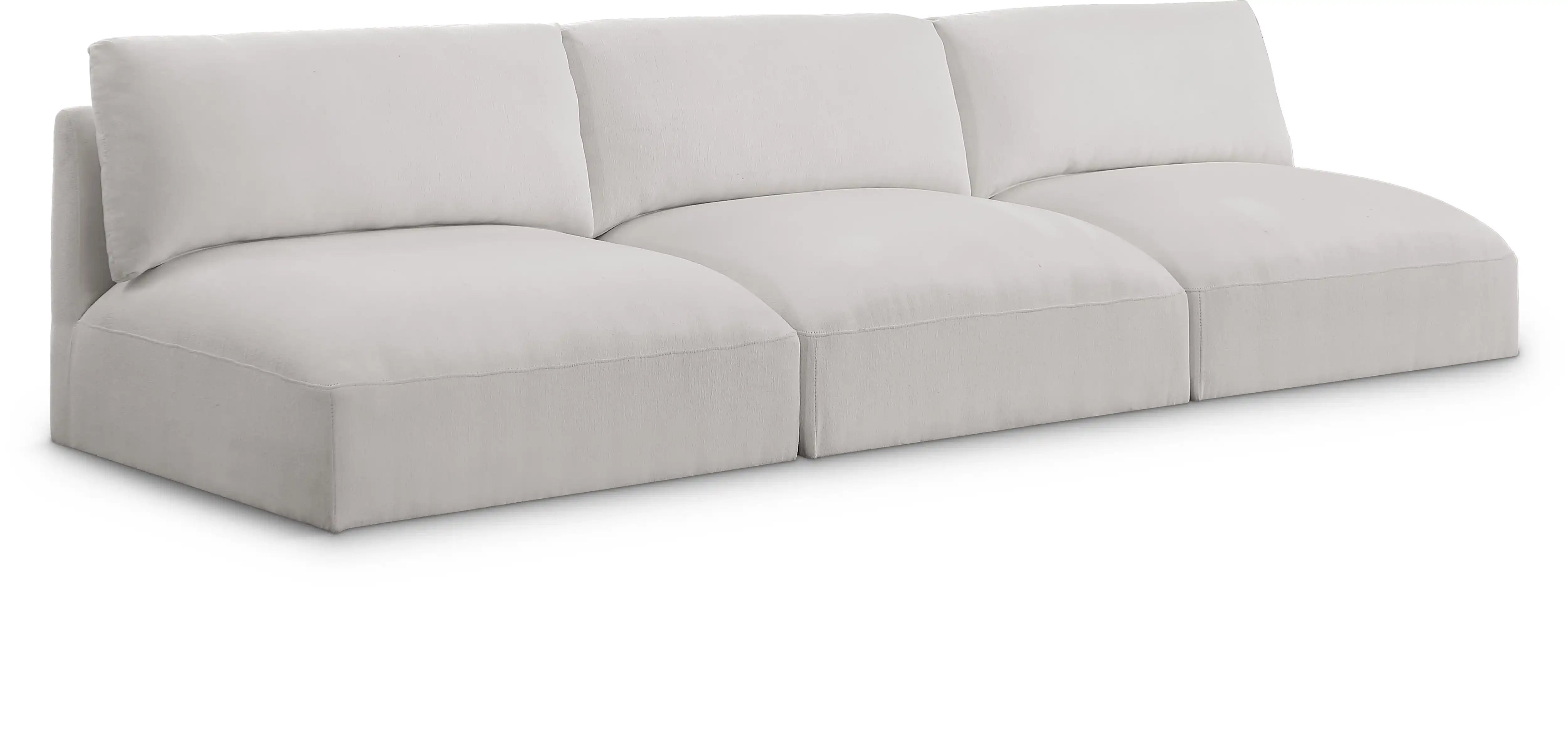 Ease - 3 Seat Modular Armless Sofa - Best Buy Furniture