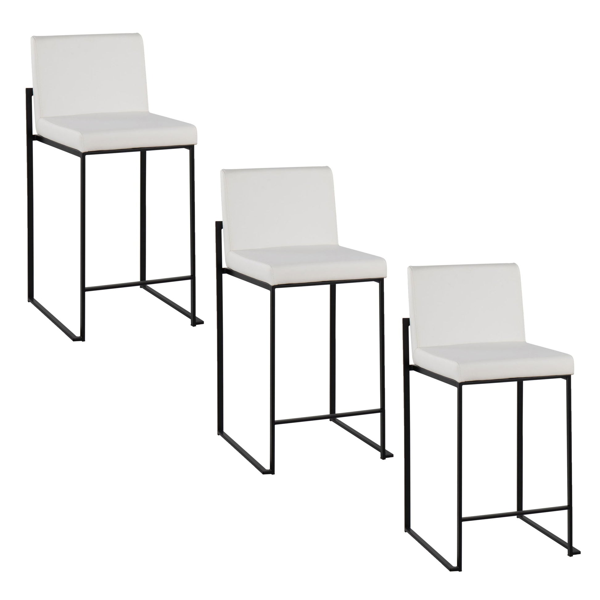 Fuji - Contemporary Modern Elegance, High Back Counter Stool - Best Buy Furniture