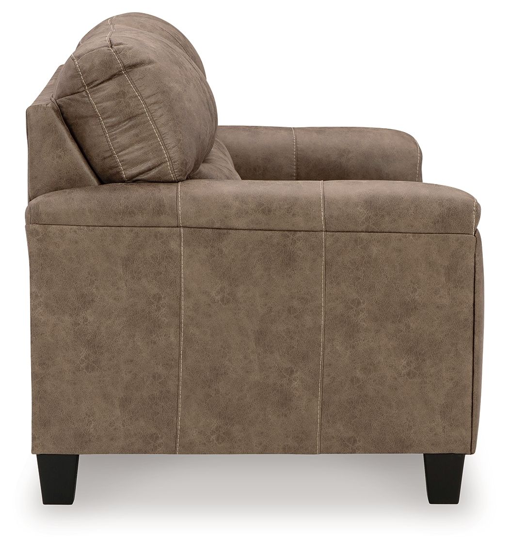 Navi - 3 Pc. - Sofa, Loveseat, Rocker Recliner - Fossil - Best Buy Furniture