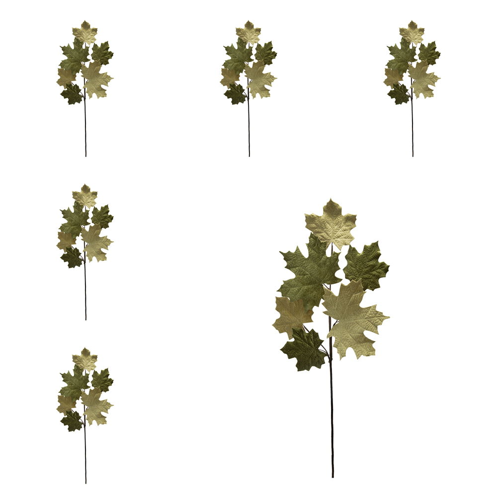 Paper Maple Leaf Spray, Botanicals Decor For Harvest Festival Fall Festival & Thanksgiving Table Decorations - Best Buy Furniture
