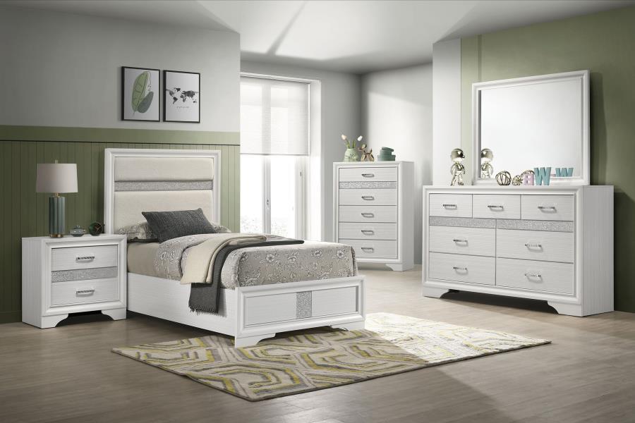 Miranda - Upholstered Panel Bed - Best Buy Furniture