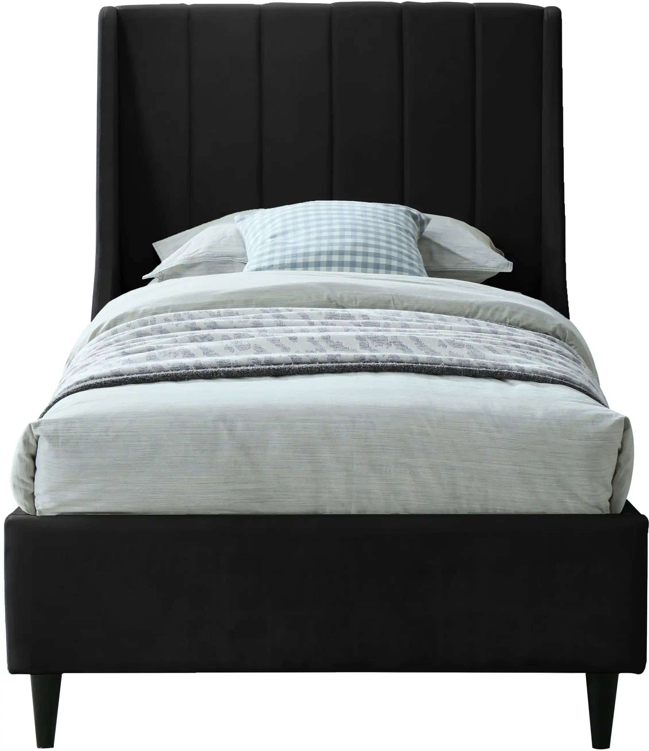 Eva - Velvet Bed - Best Buy Furniture