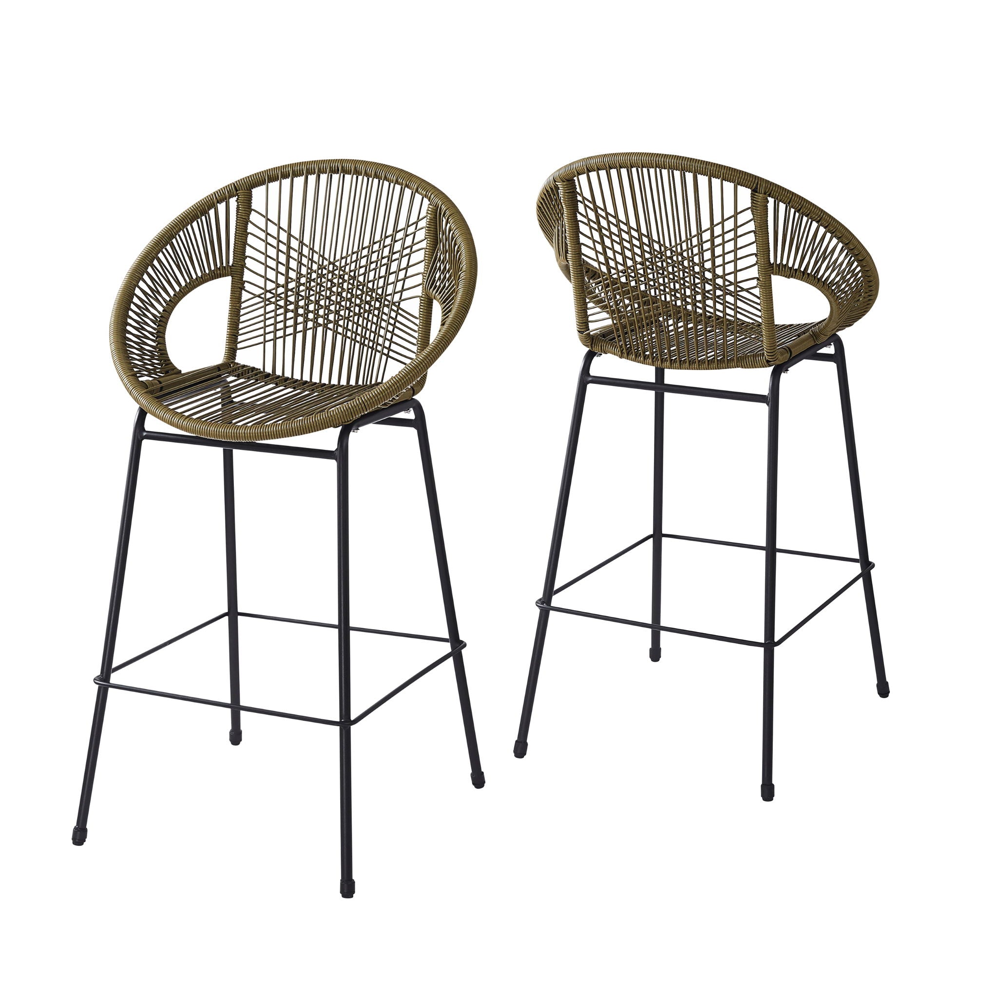 Ferrara - Outdoor Patio Barstool (Set of 2) - Best Buy Furniture