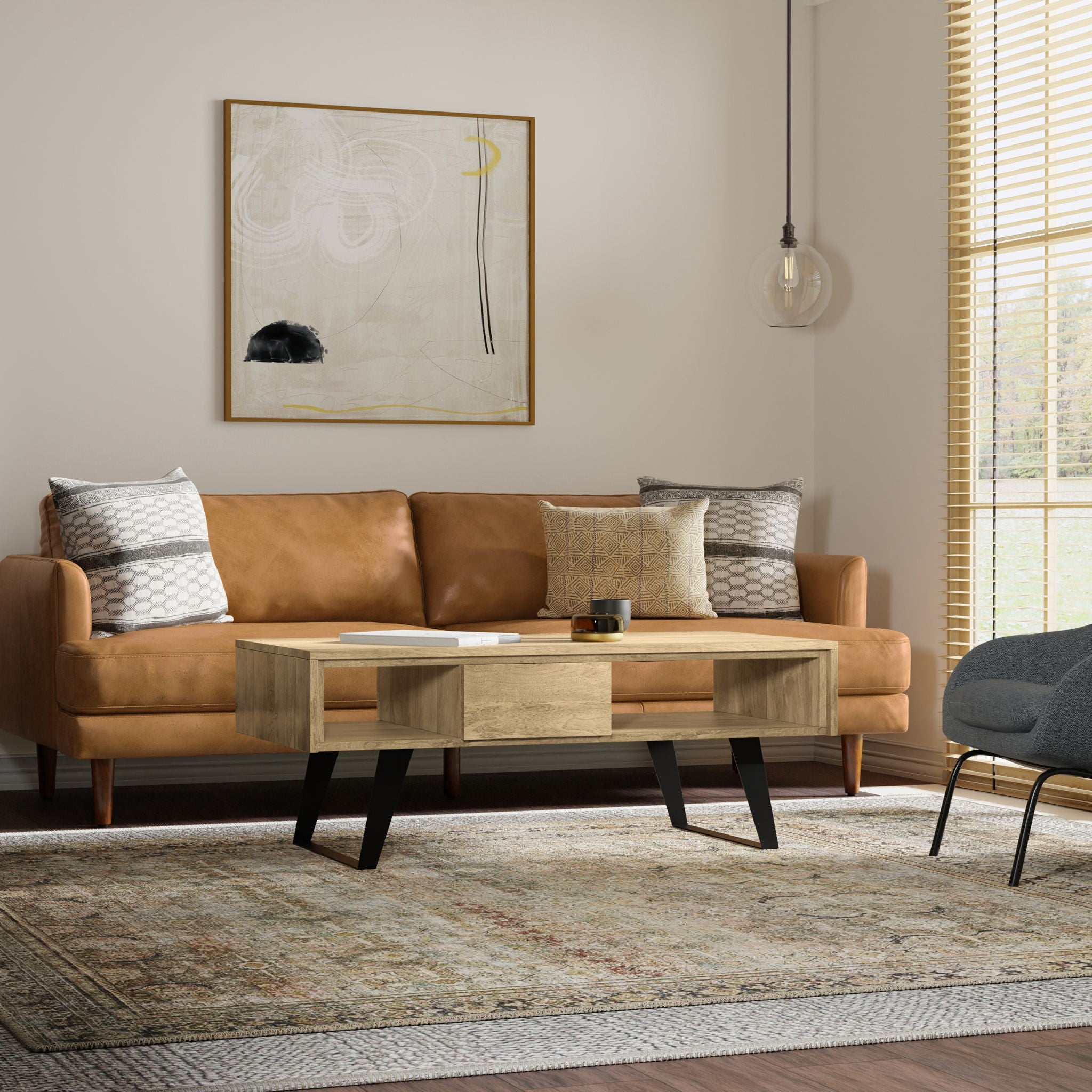 Lowry - Handcrafted Coffee Table - Best Buy Furniture