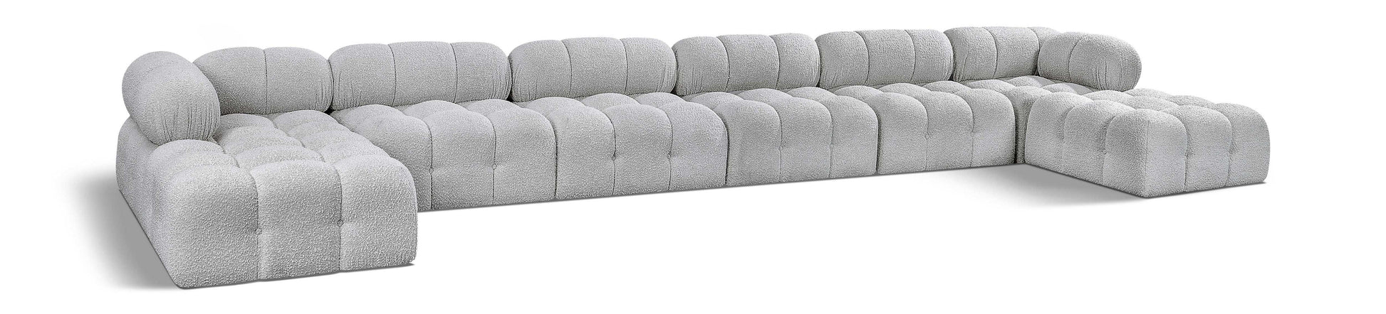 Ames - 8 Piece Fabric Modular Sectional - Best Buy Furniture