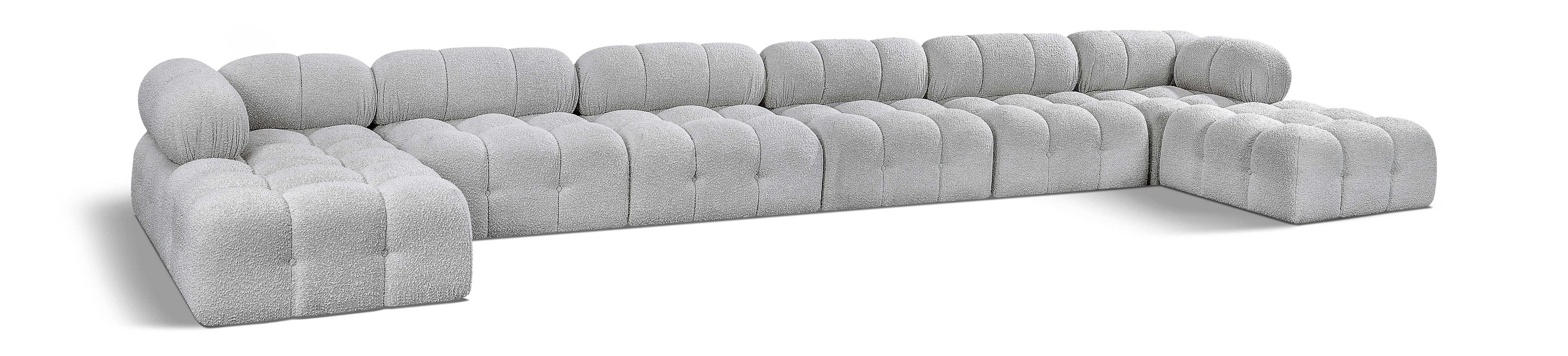 Ames - 8 Piece Fabric Modular Sectional - Best Buy Furniture