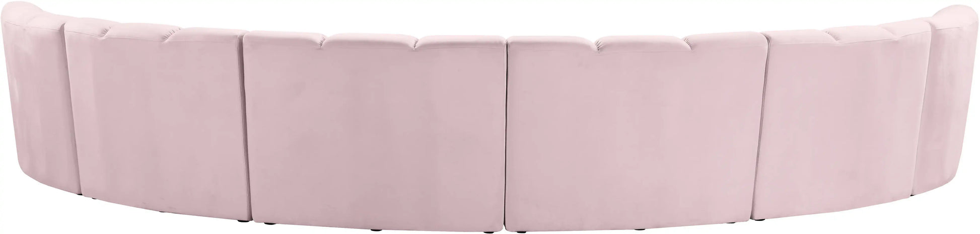 Infinity - 6 Piece Velvet Modular Sectional - Best Buy Furniture