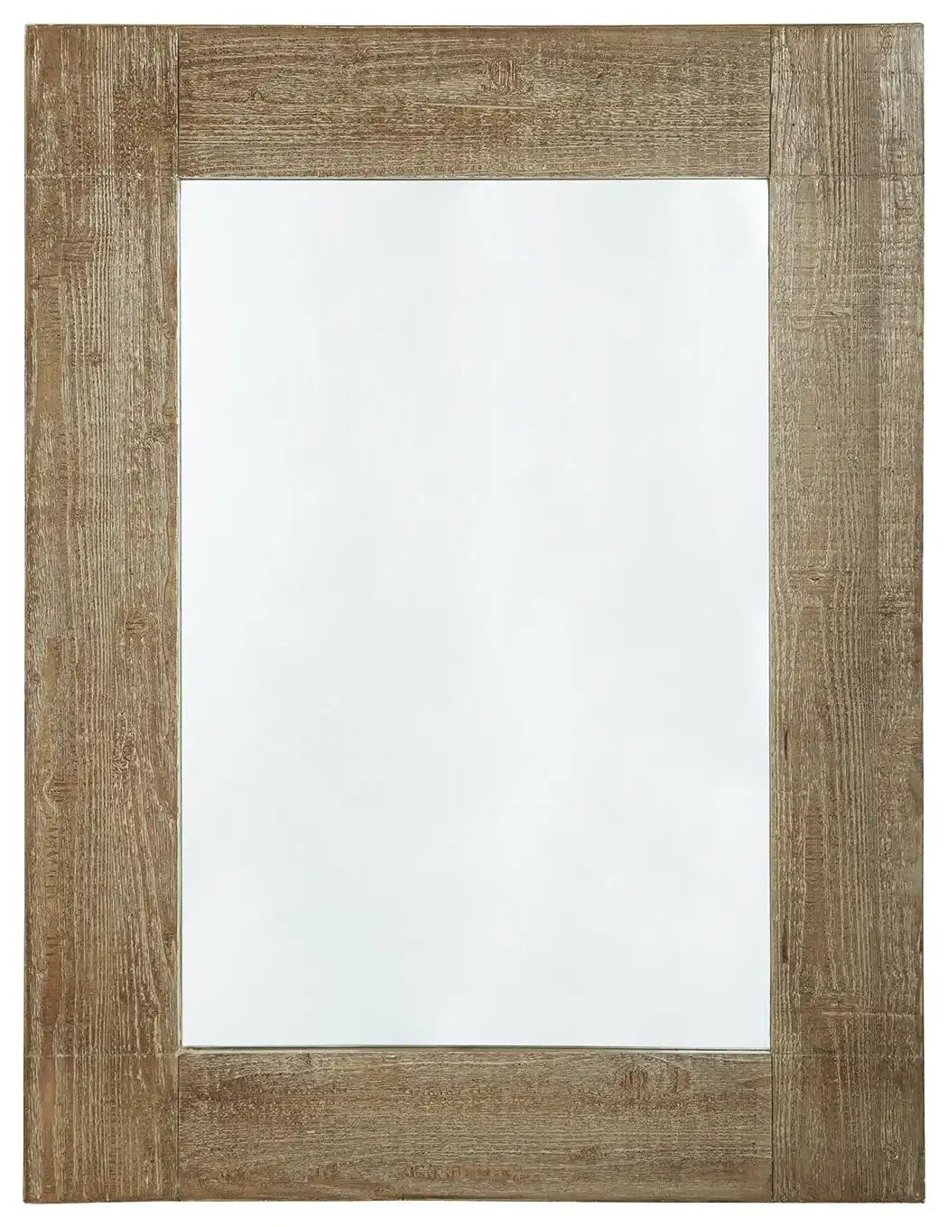 Waltleigh - Accent Mirror - Distressed Brown - Best Buy Furniture