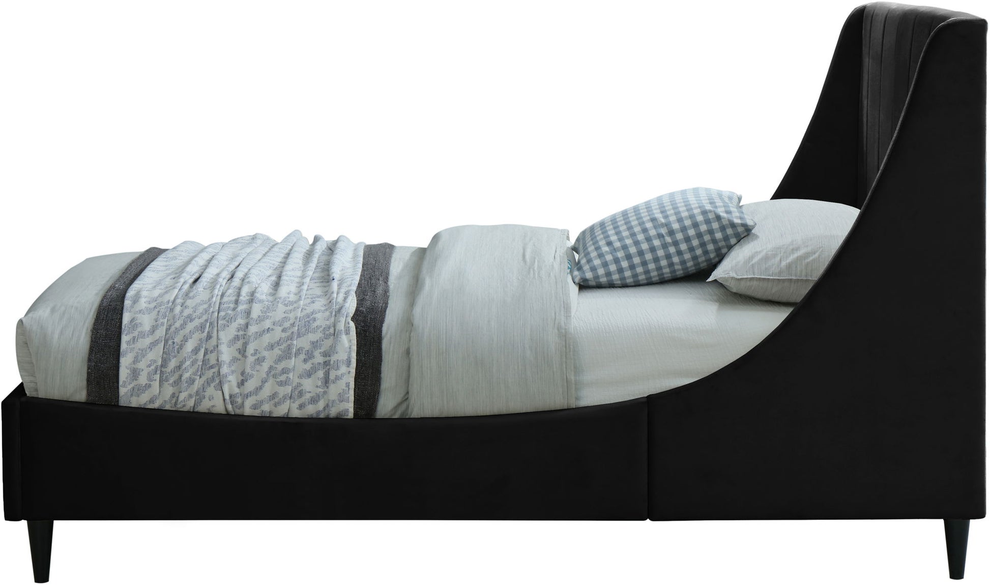 Eva - Velvet Bed - Best Buy Furniture