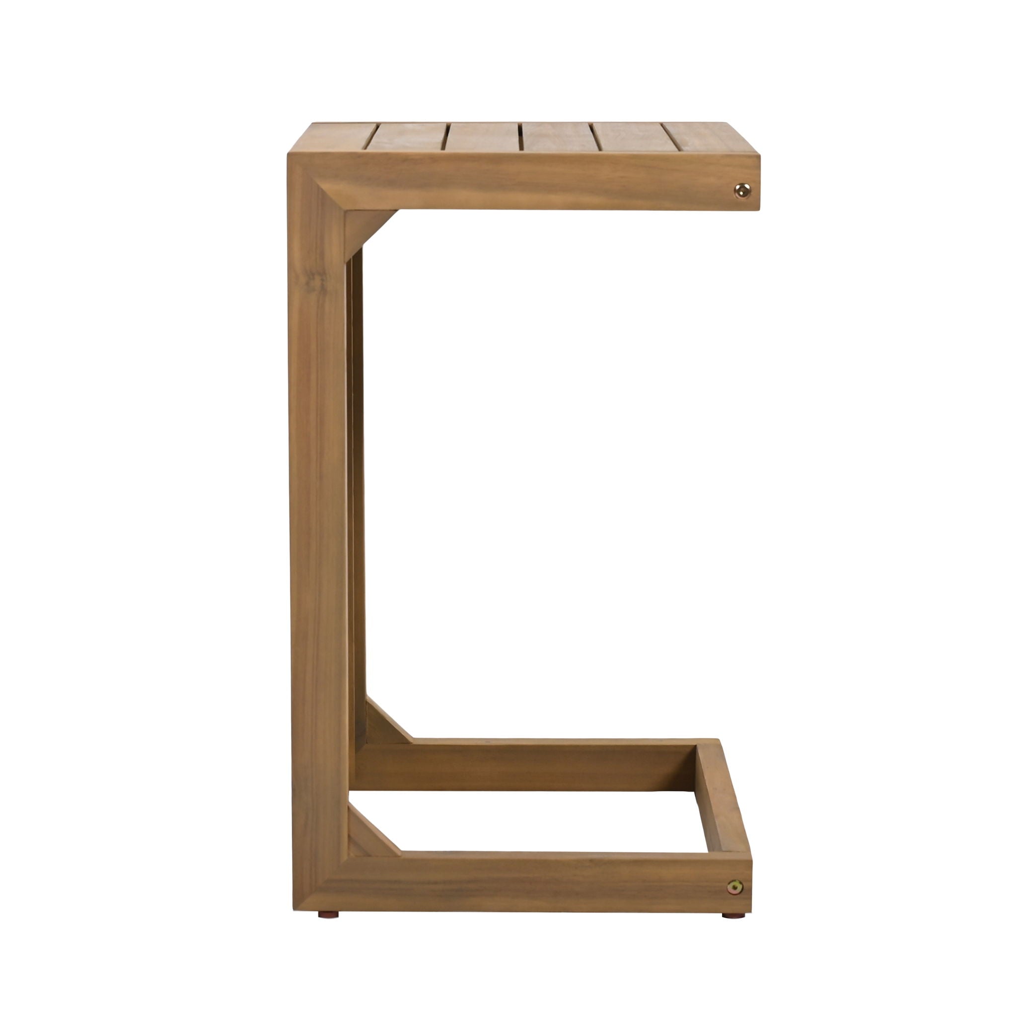 Aluminum Outdoor C - Shaped Side Table For Patio - Best Buy Furniture