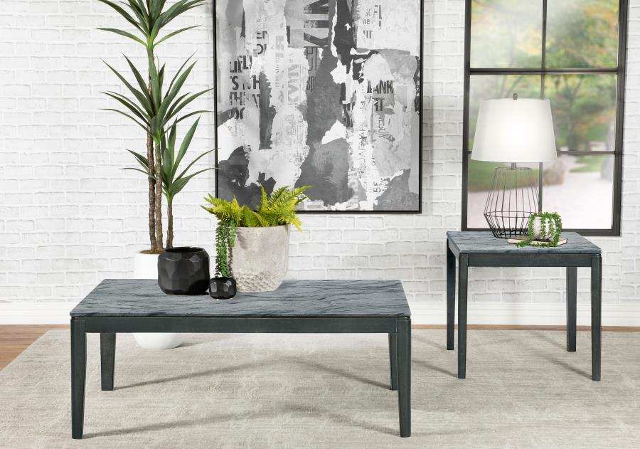 Mozzi - Faux Marble Coffee Table Set - Best Buy Furniture