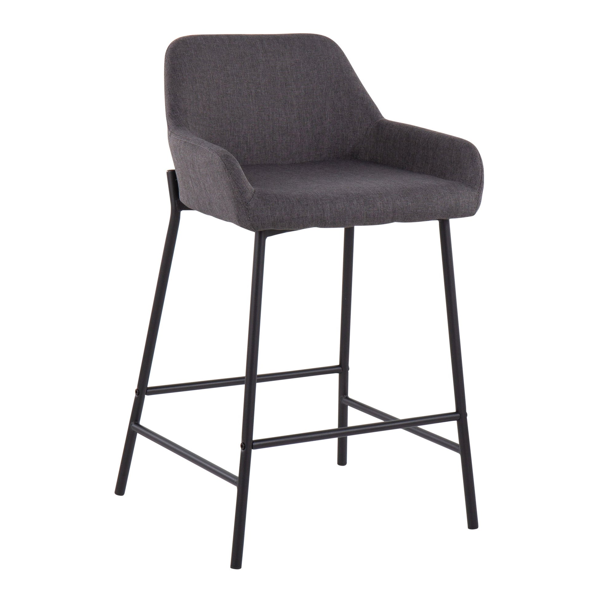 Daniella - Industrial Fixed Height Counter Stool (Set of 2) - Best Buy Furniture