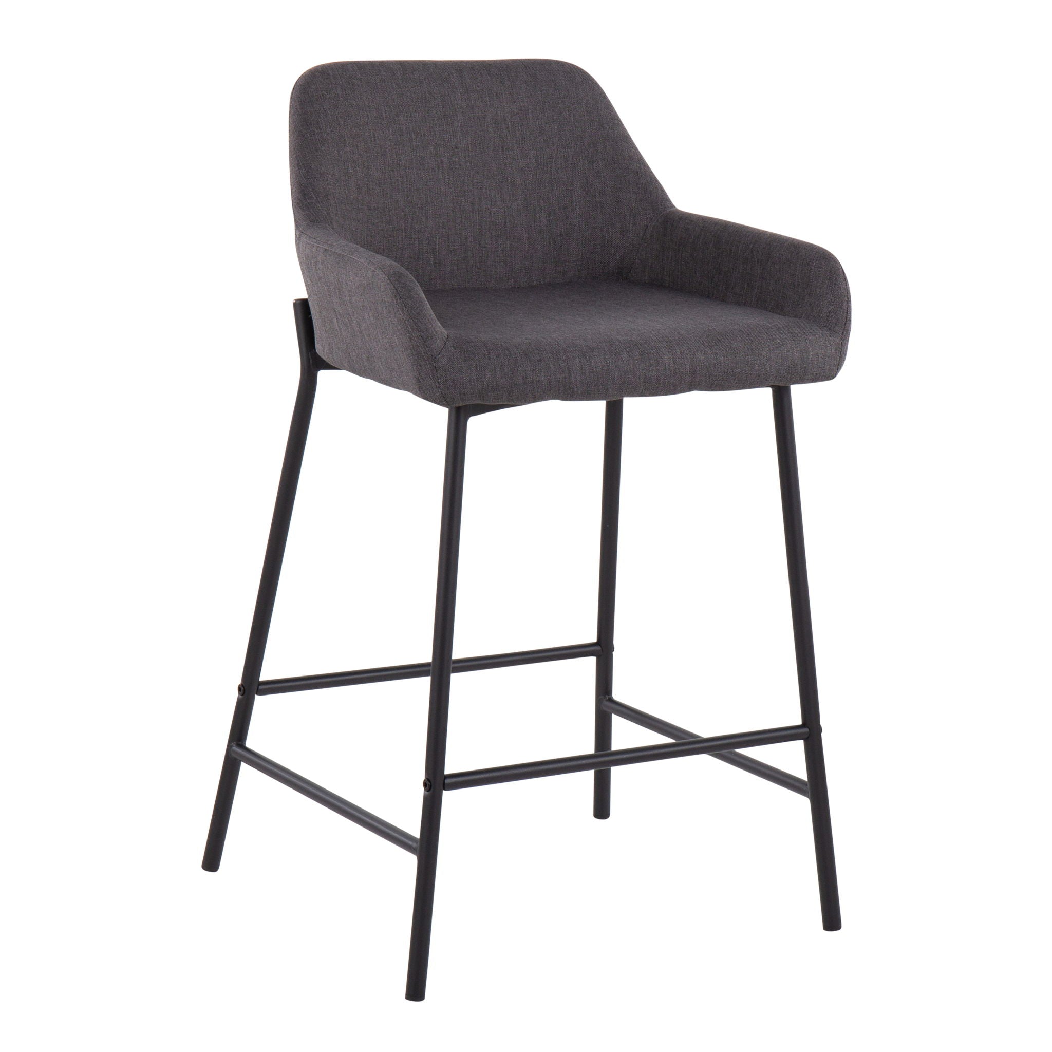 Daniella - Industrial Fixed Height Counter Stool (Set of 2) - Best Buy Furniture