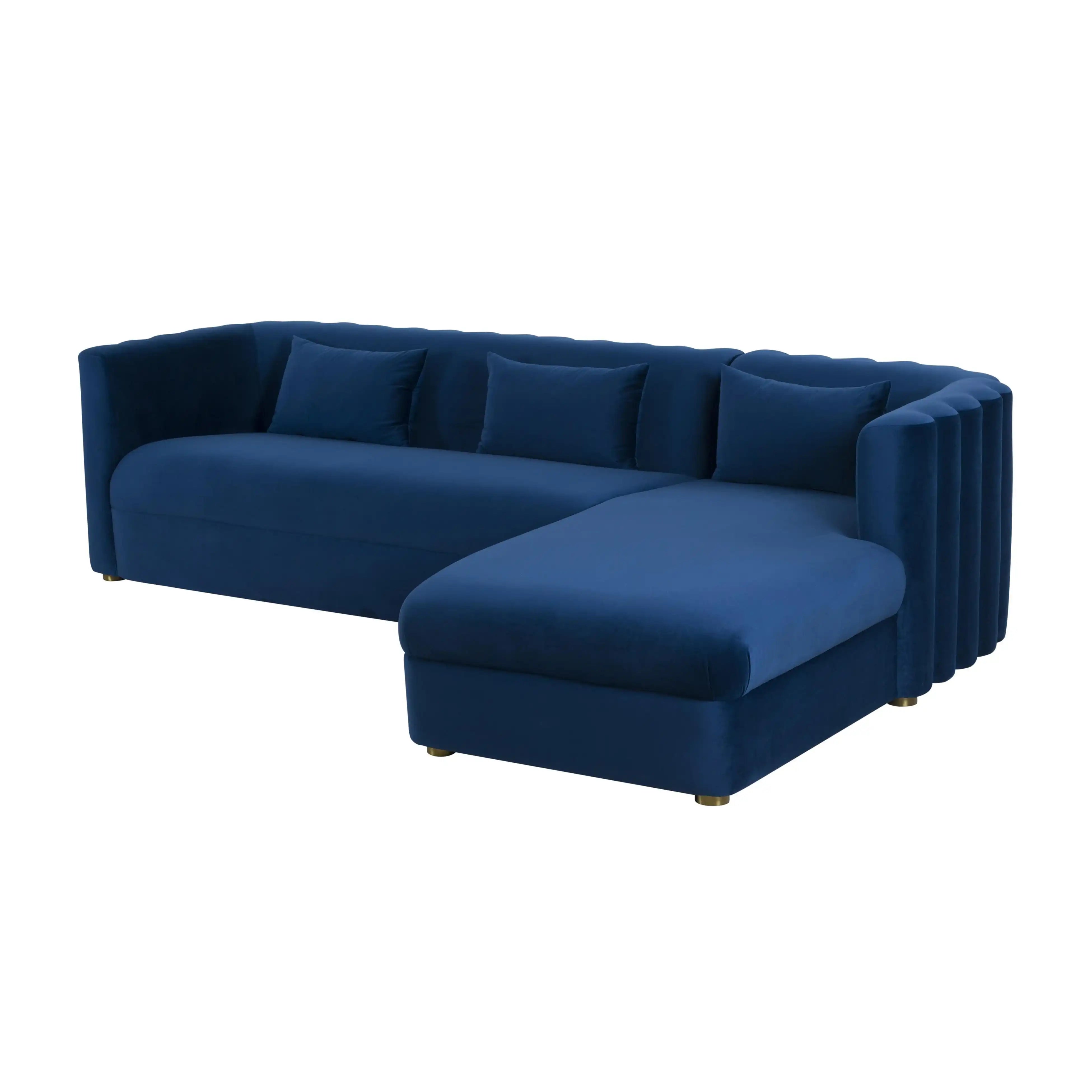 Callie - Velvet Sectional - RAF - Best Buy Furniture
