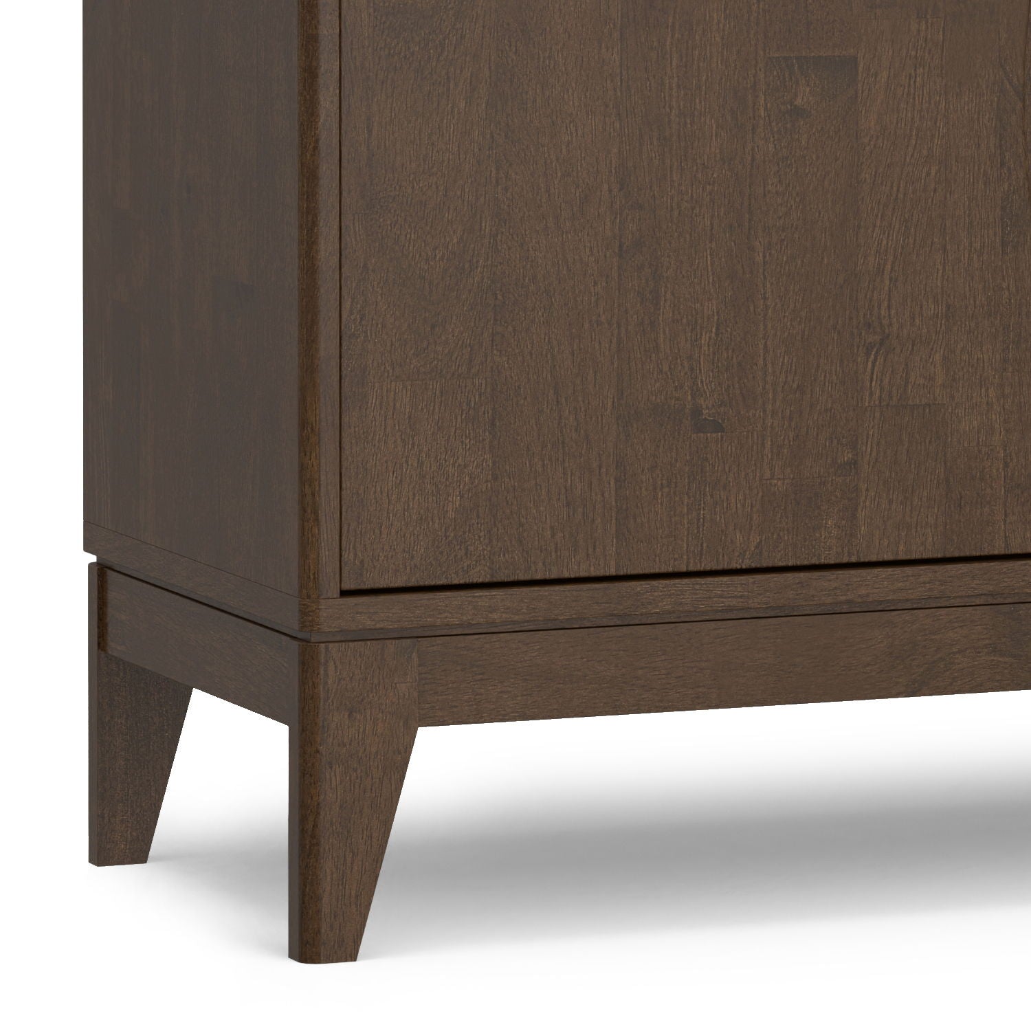 Harper - 3 Door Sideboard Buffet / Storage Cabinet - Walnut Brown - Best Buy Furniture