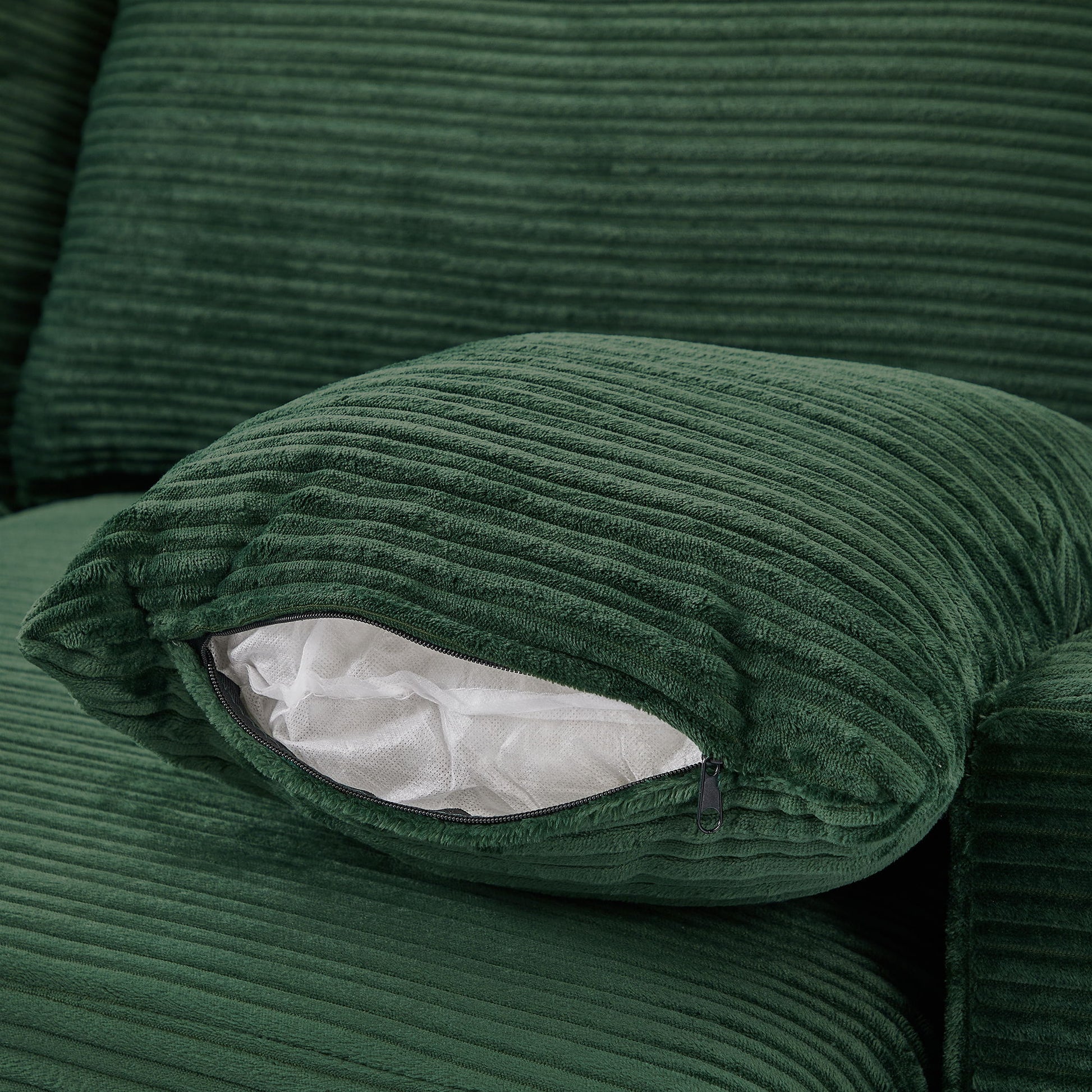 Modern Style Loveseat Sofa Sectional Sofa Couch With Storage Space, A Movable Ottoman, Two USB Ports, Two Cup Holders, A Phone Holder For Living Room - Best Buy Furniture