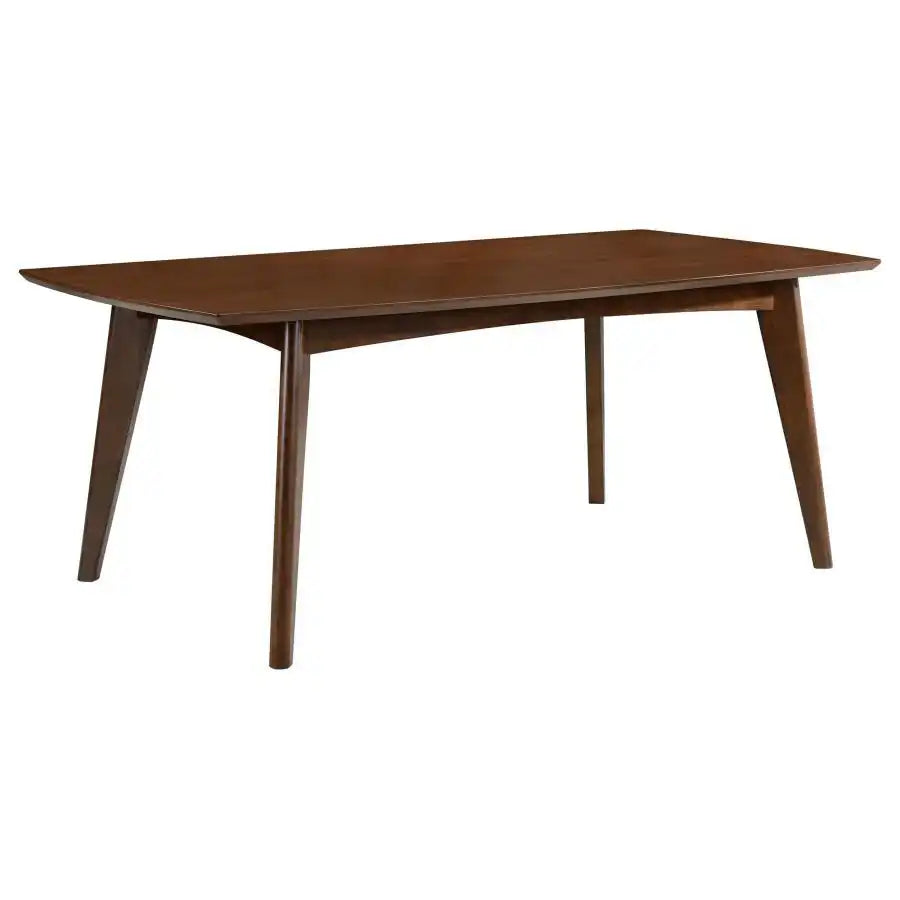 Malone - Rectangular Wood Dining Table - Dark Walnut - Best Buy Furniture