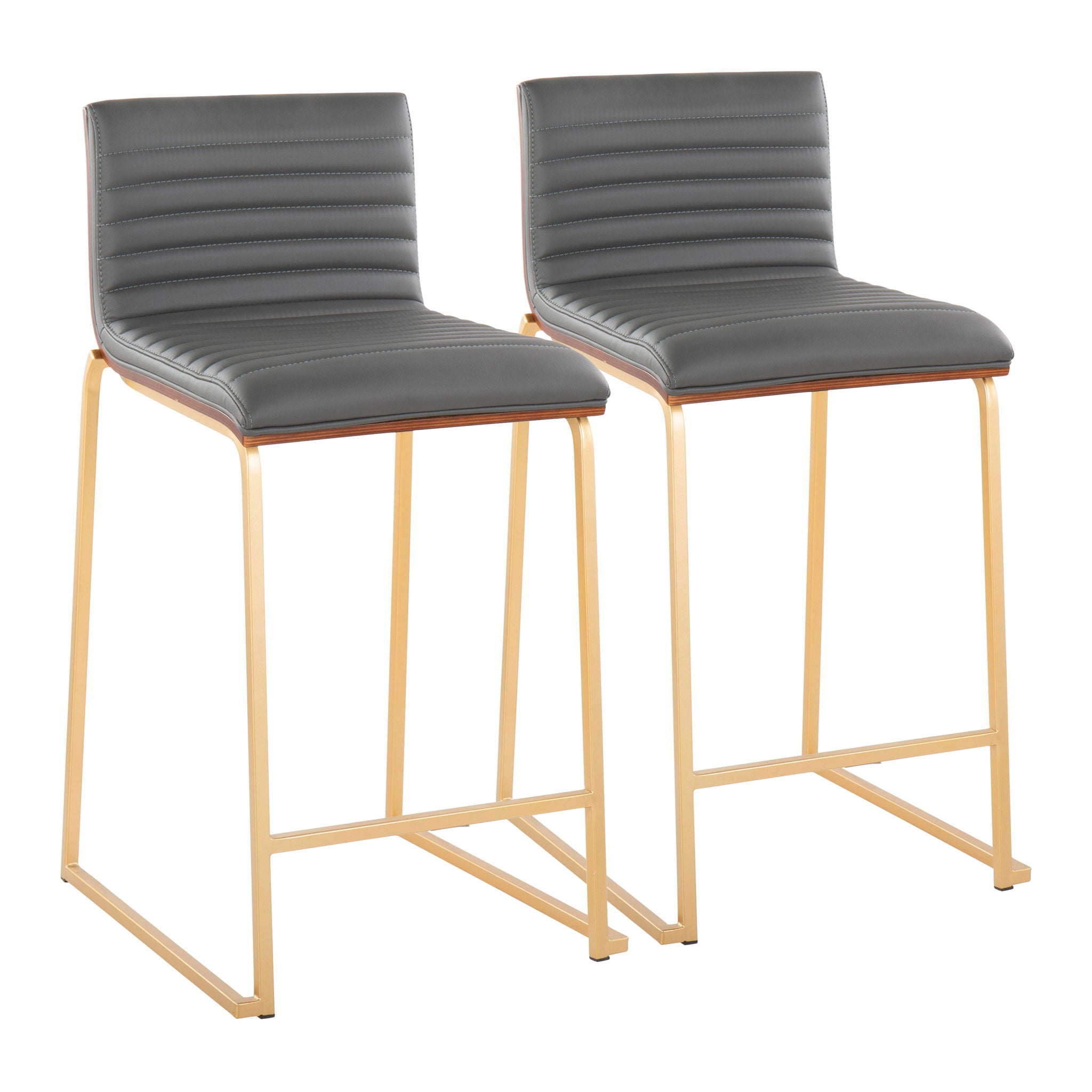 Mason Mara - Contemporary Design Fixed Height Counter Stool (Set of 2) - Best Buy Furniture