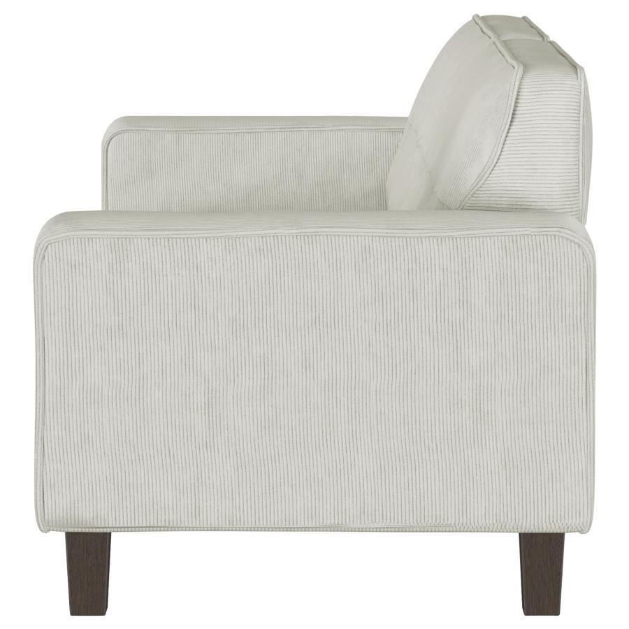 Deerhurst - Upholstered Track Arm Tufted Sofa - Greige - Best Buy Furniture