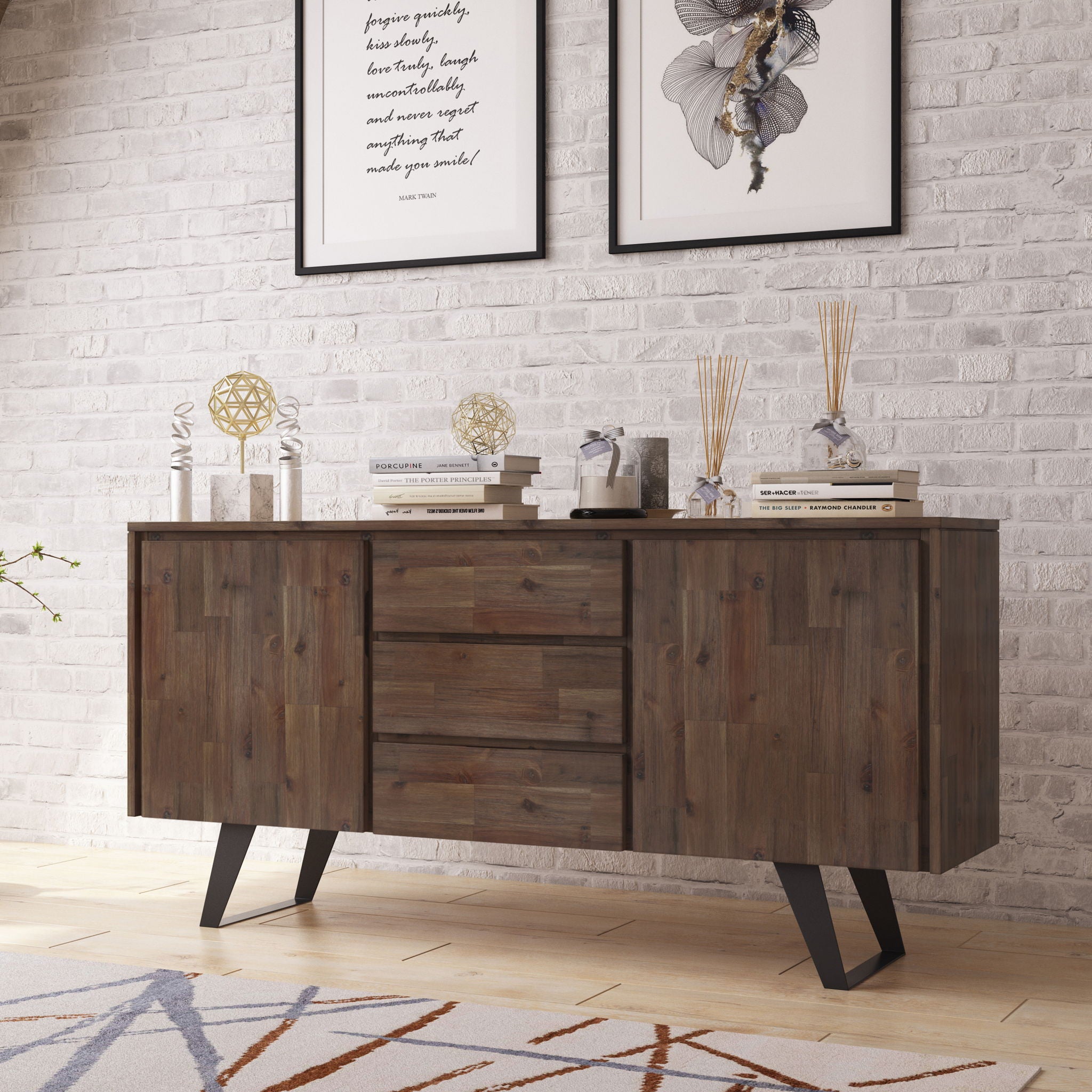 Lowry - Handcrafted Sideboard Buffet - Best Buy Furniture