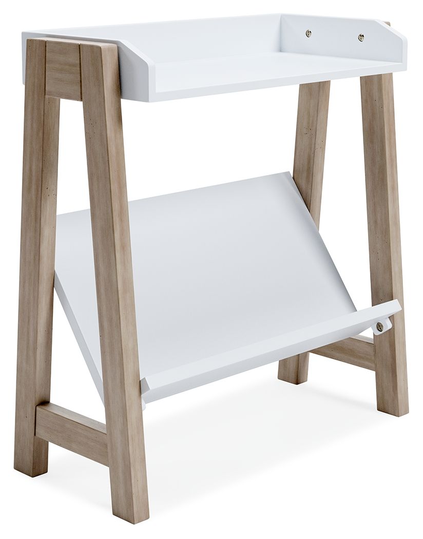 Blariden - Small Bookcase - White / Tan - Best Buy Furniture