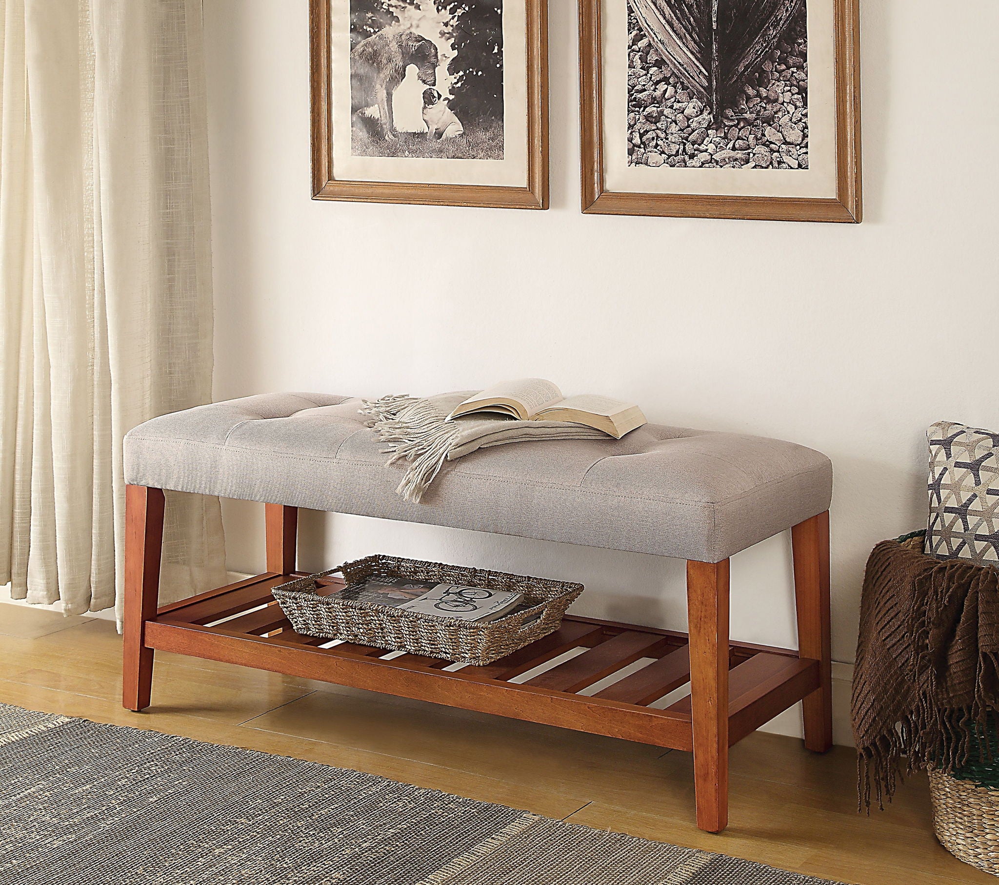 Charla - Upholstered Bench - Best Buy Furniture