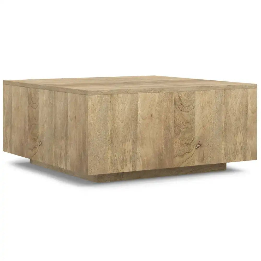Lockhart - Square Coffee Table - Natural - Best Buy Furniture