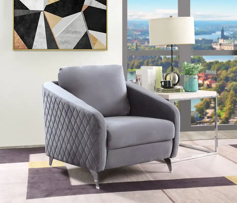 Sofia - Velvet Modern Chic Accent Armchair - Best Buy Furniture