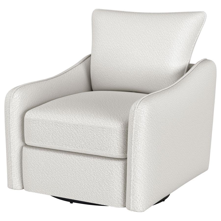 Madia - Upholstered Sloped Arm Swivel Glider Chair - Best Buy Furniture