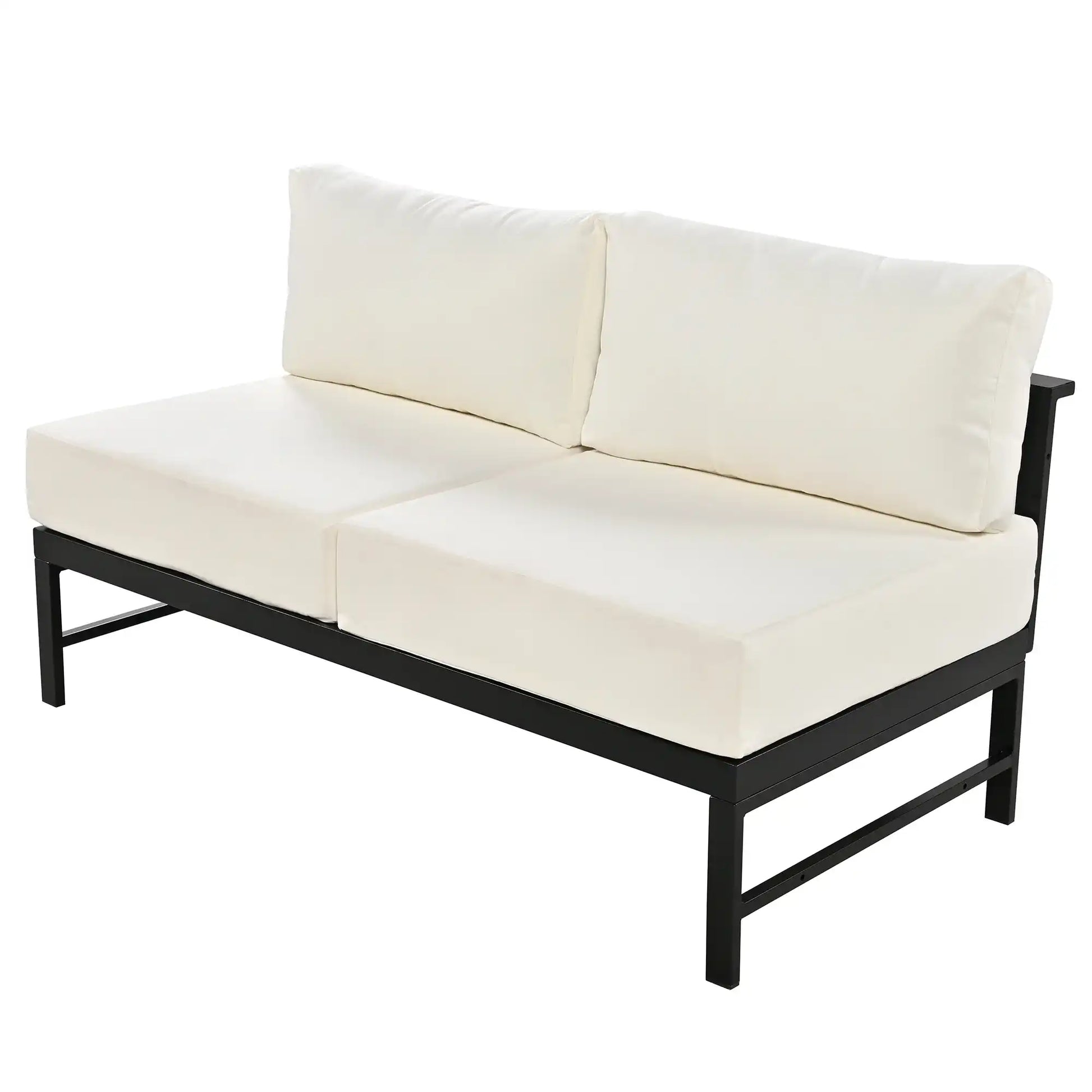 U-shaped multi-person outdoor sofa set, suitable for gardens, backyards, and balconies. - Best Buy Furniture