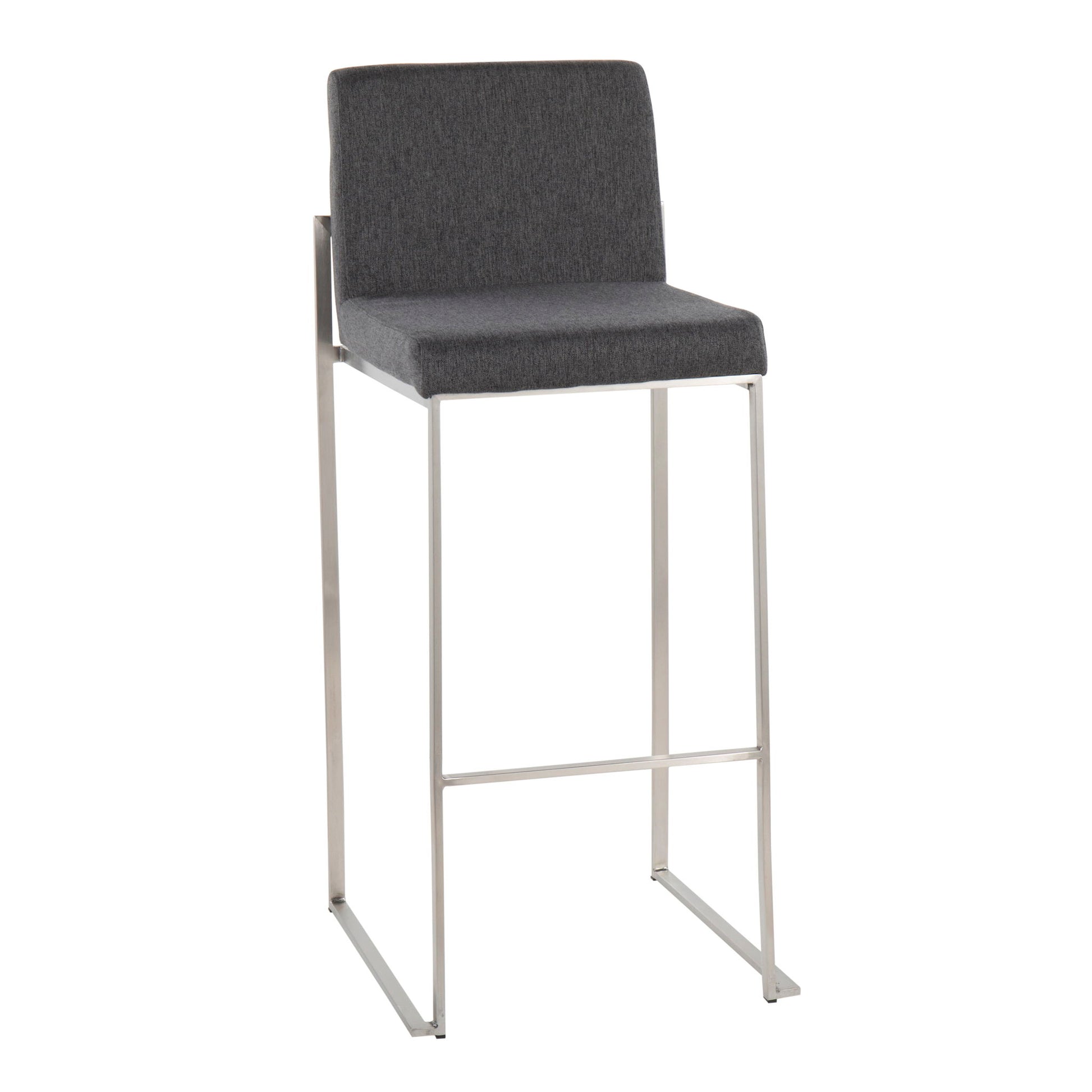 Fuji - Contemporary And Modern Elegance High Back Barstool - Best Buy Furniture