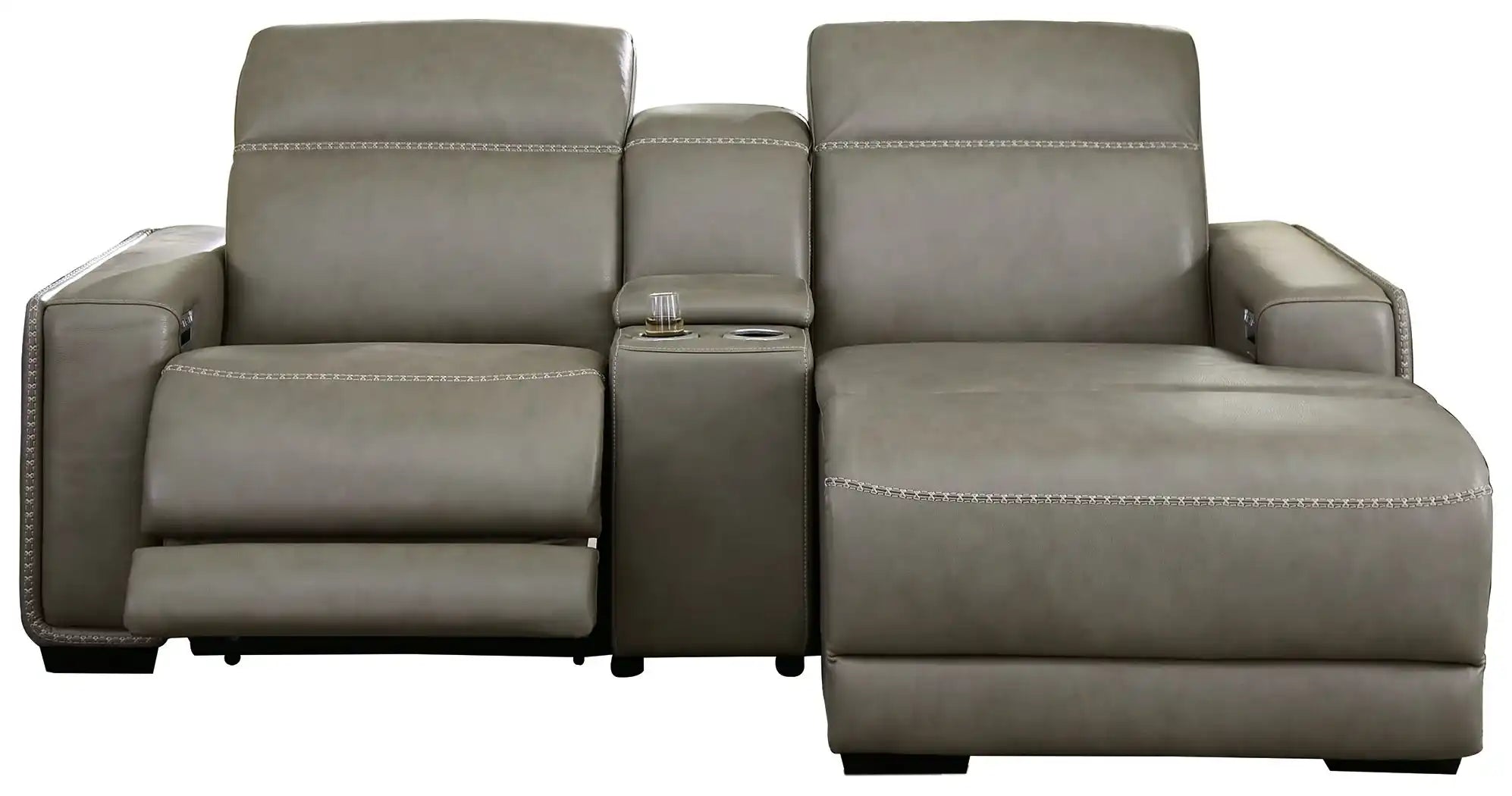 Correze - Power Reclining Sectional - Best Buy Furniture