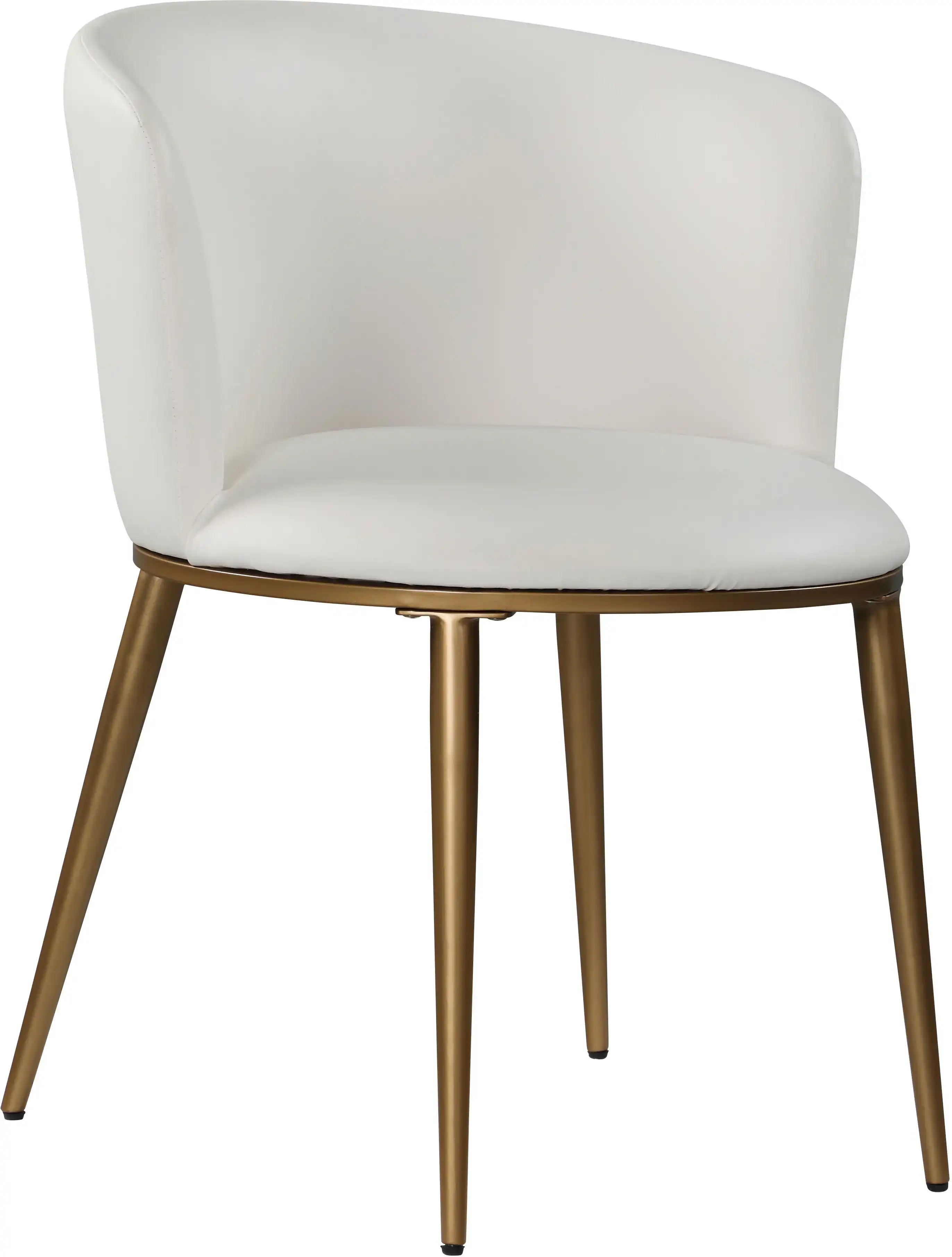 Skylar - Dining Chair with Gold Legs (Set of 2) - Best Buy Furniture