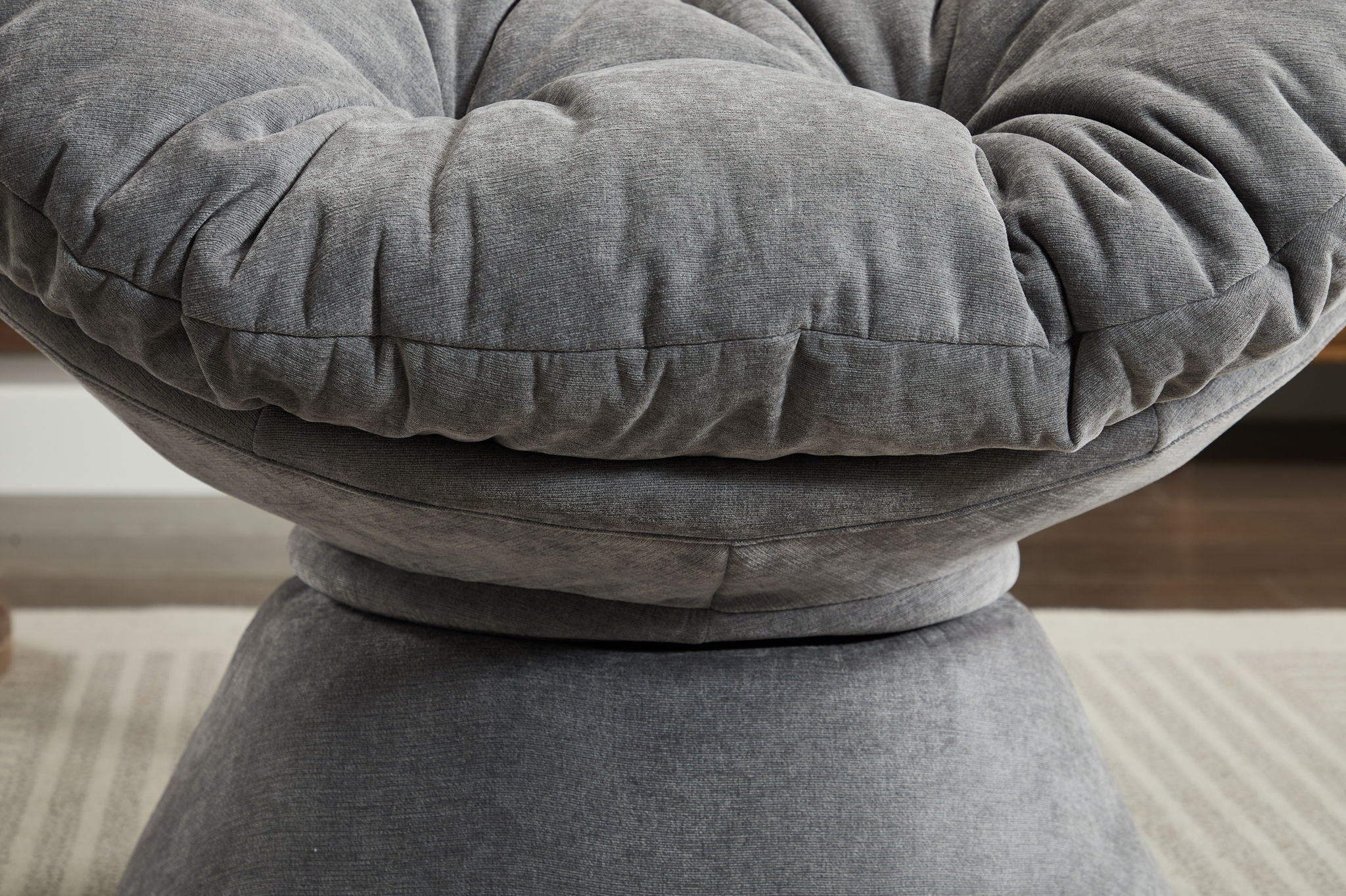 Oversized Swivel Accent Chair, 360 Swivel Barrel Chair, Papasan Chair For Living Room Bedroom - Best Buy Furniture