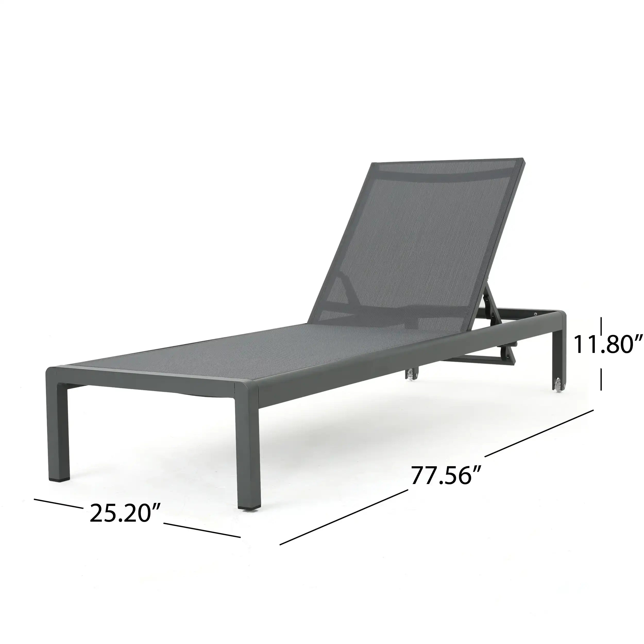 CAPE CORAL KD CHAISE LOUNGE GREY - Best Buy Furniture