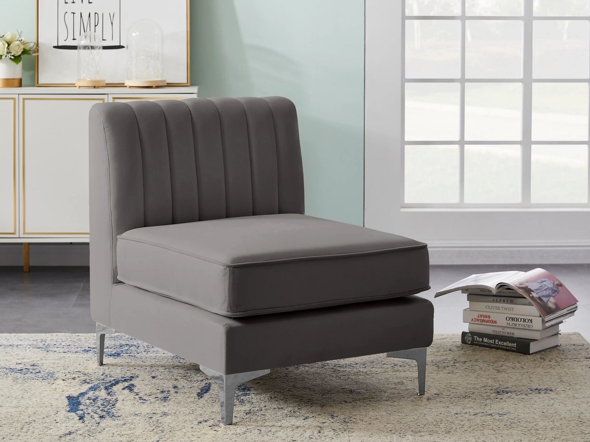 Alina - Armless Chair - Best Buy Furniture
