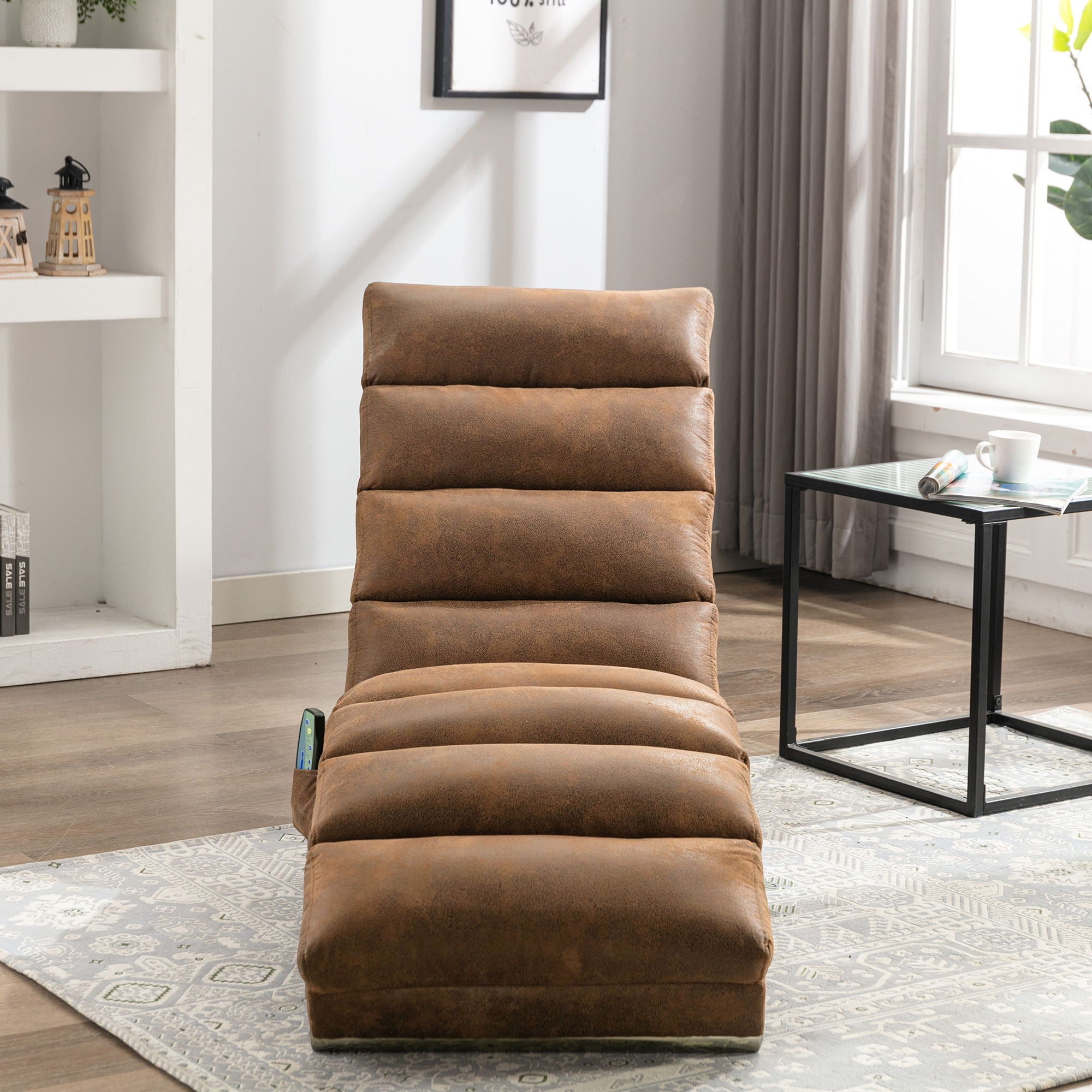 Massage Chaise Lounge Indoor With Remote Control, Ergonomic Electric Massage Lounger - Best Buy Furniture