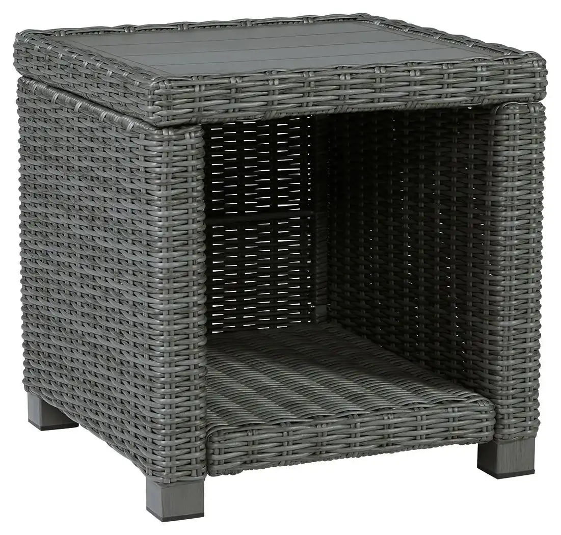 Elite Park - Square End Table - Gray - Best Buy Furniture