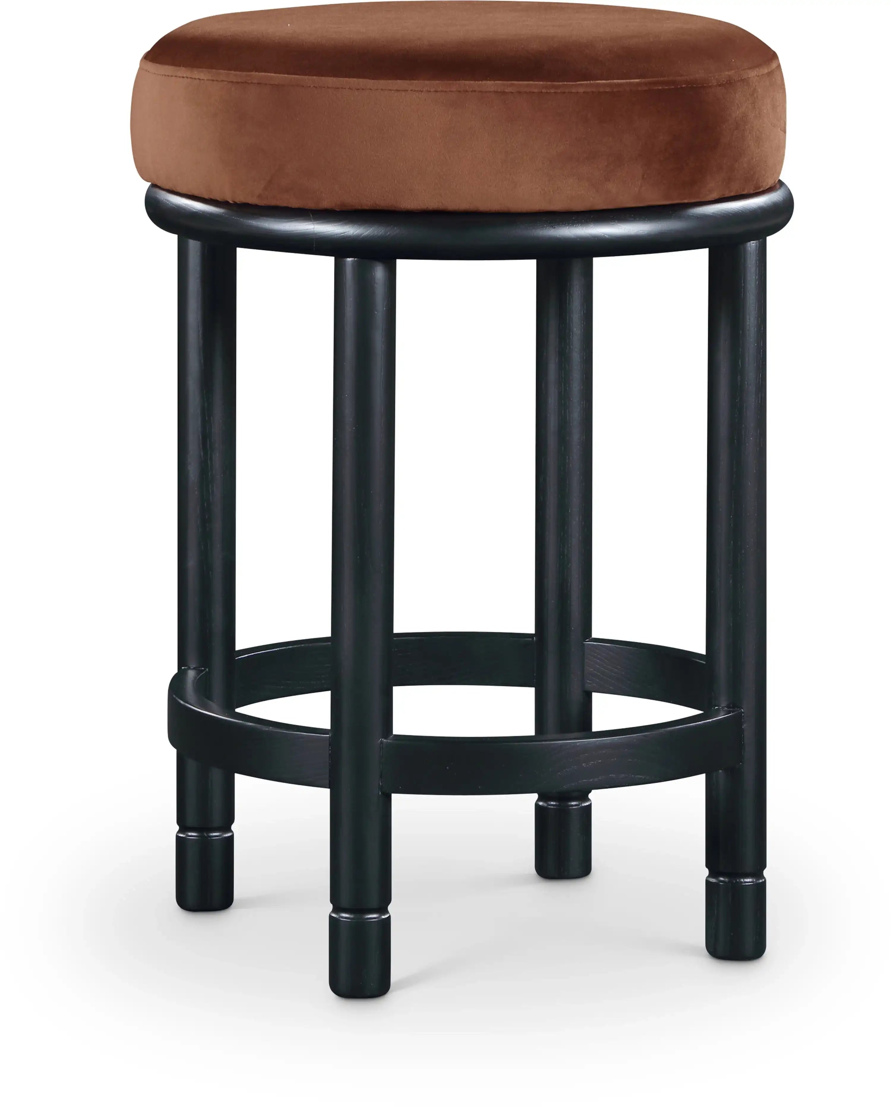 Monette - Counter Stool With Black Base - Best Buy Furniture