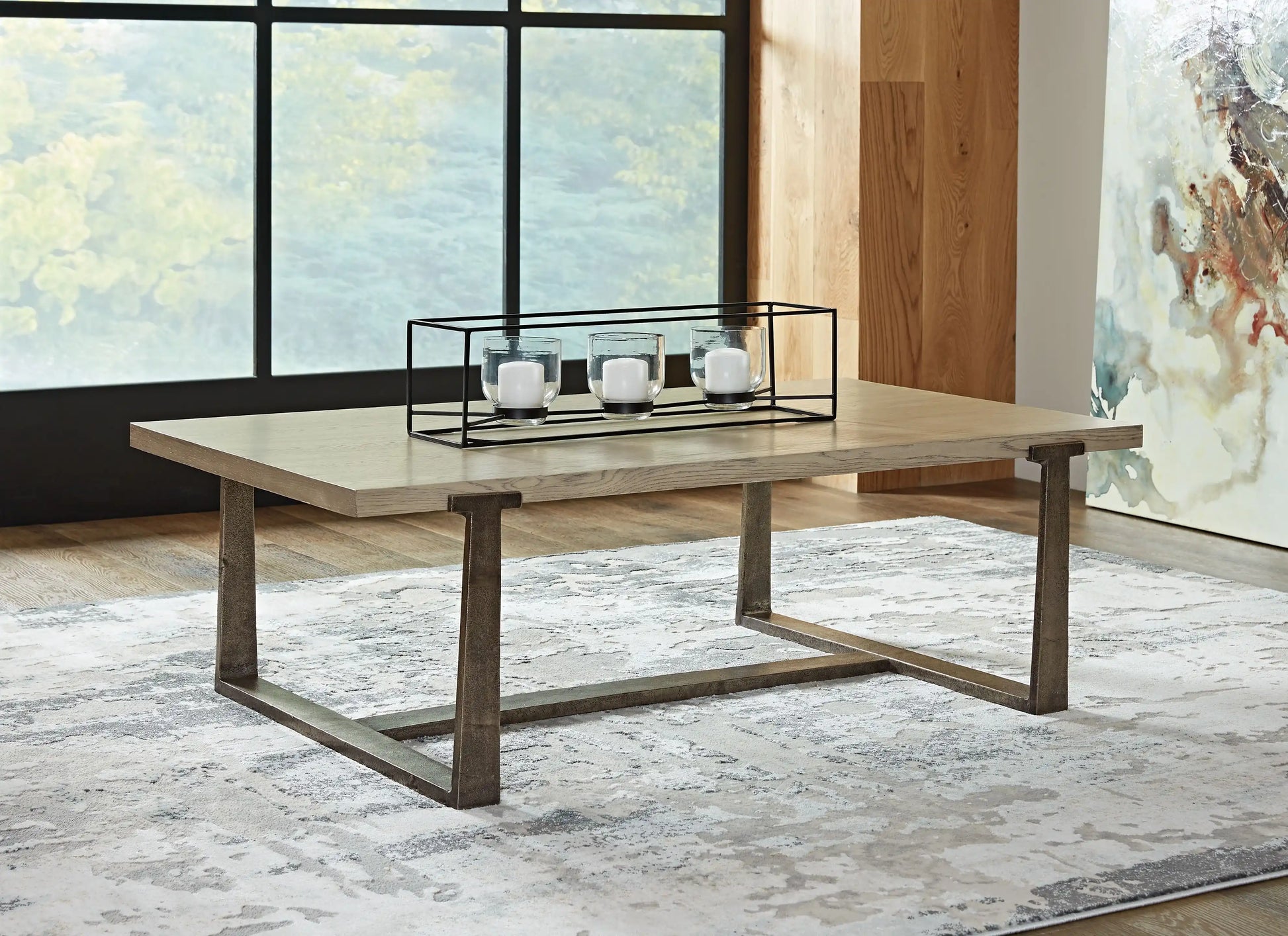 Dalenville - Rectangular Cocktail Table - Gray - Best Buy Furniture