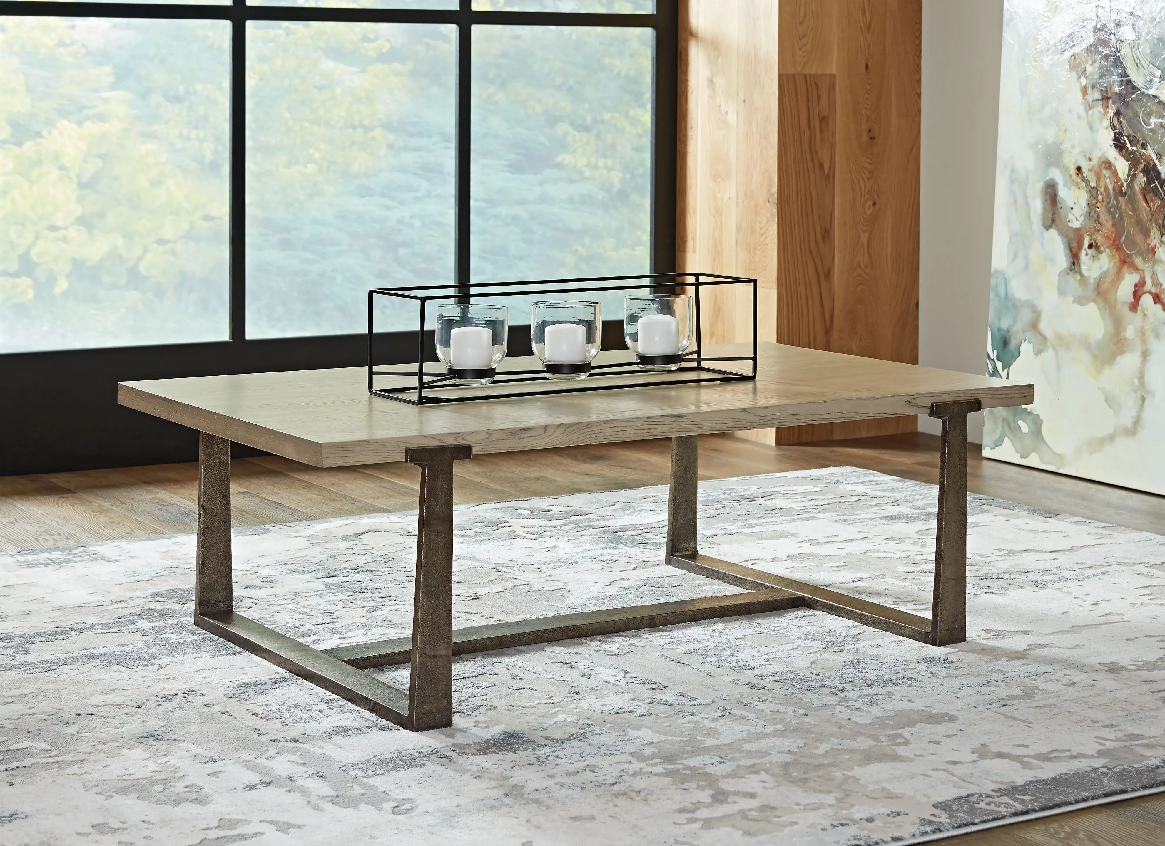 Dalenville - Rectangular Cocktail Table - Gray - Best Buy Furniture