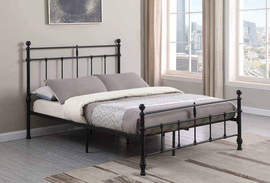 Novak - Metal Open Frame Bed - Best Buy Furniture