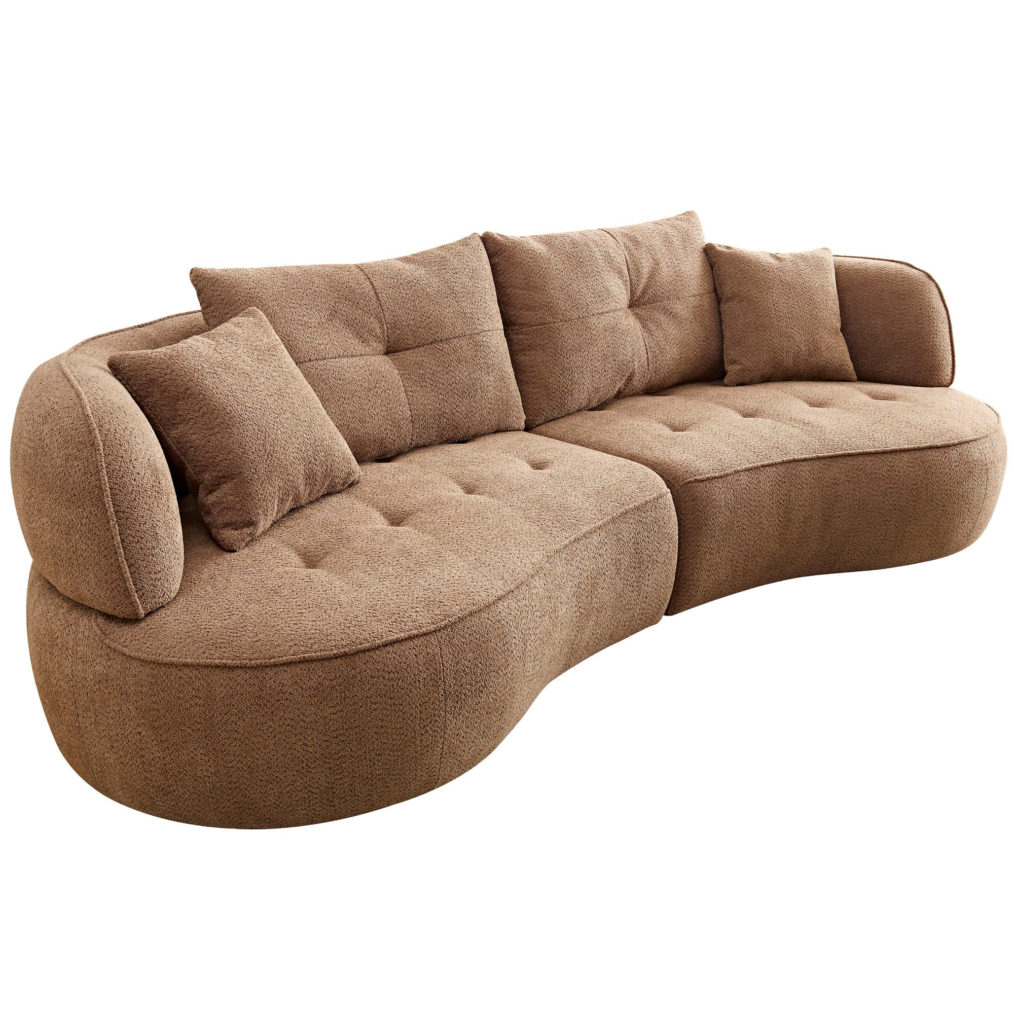 Modular Sofa, Durable Fabric, Solid Wood Frame, High Density Sponge Padding, Seating For 4 - Best Buy Furniture