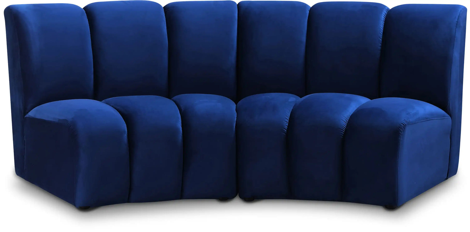 Infinity - 2 Piece Velvet Modular Sectional - Best Buy Furniture
