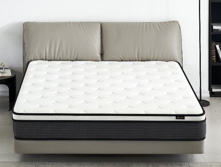 10" Hybrid Pillow Top Mattress A Box With Breathable And Hypoallergenic Design, Medium Firm For Lumbar Support - Best Buy Furniture