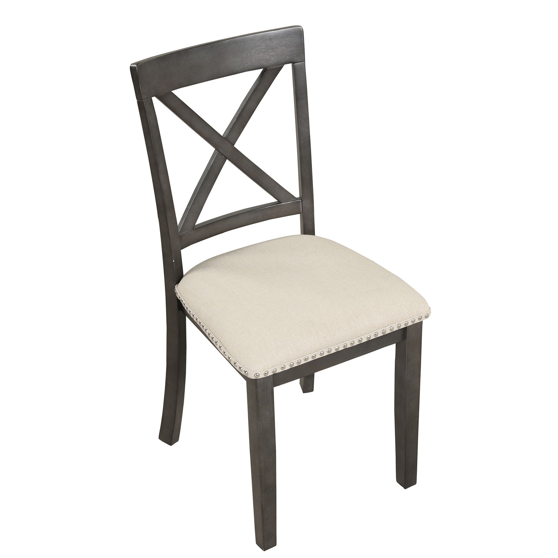 5 Pieces Dining Table And Chairs Set For 4 Persons, Kitchen Room Solid Wood Table With 4 Chairs - Best Buy Furniture